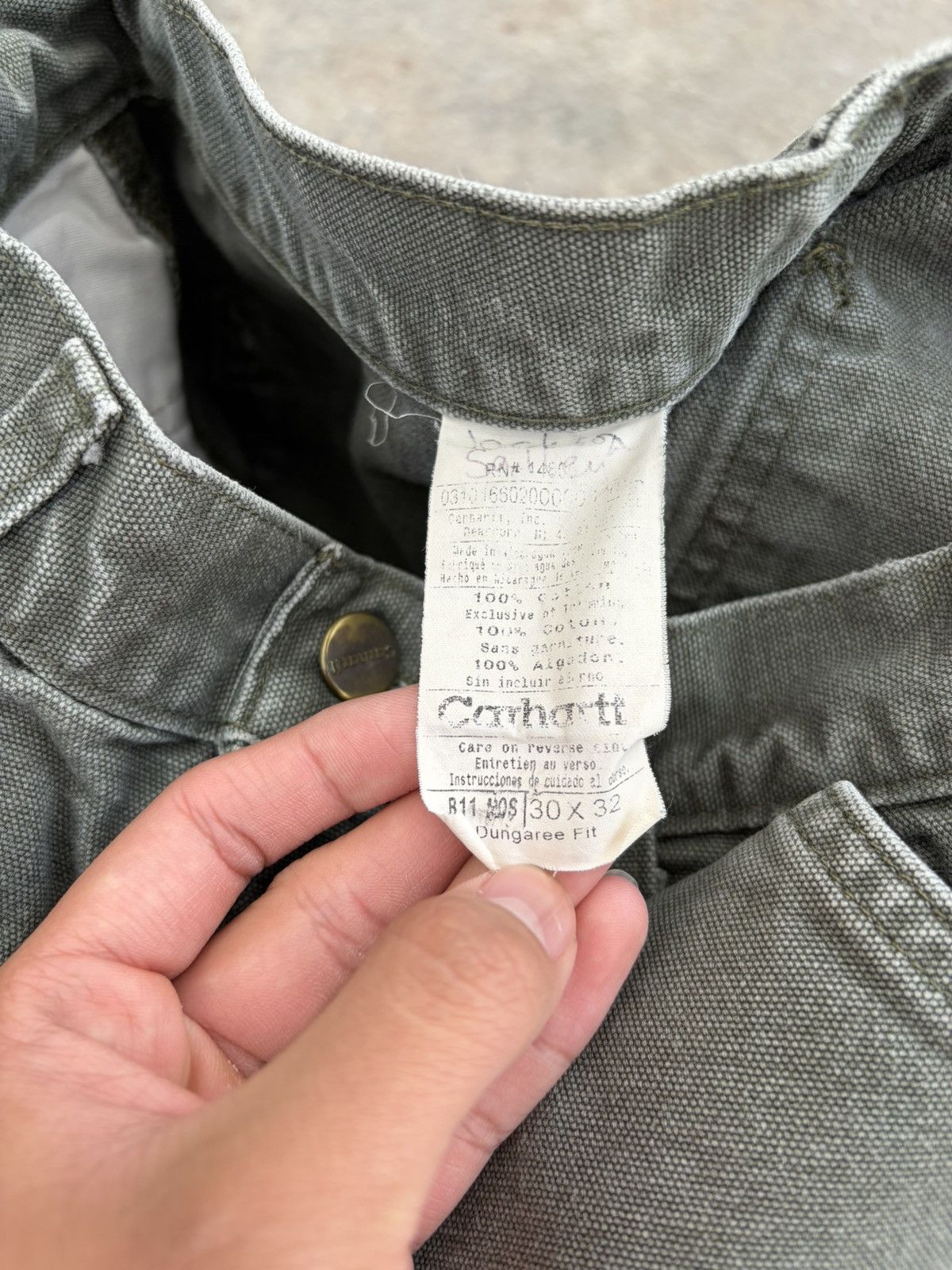 Carhartt Vintage Faded Carhartt Carpenter Pants Size US 29 - 4 Thumbnail