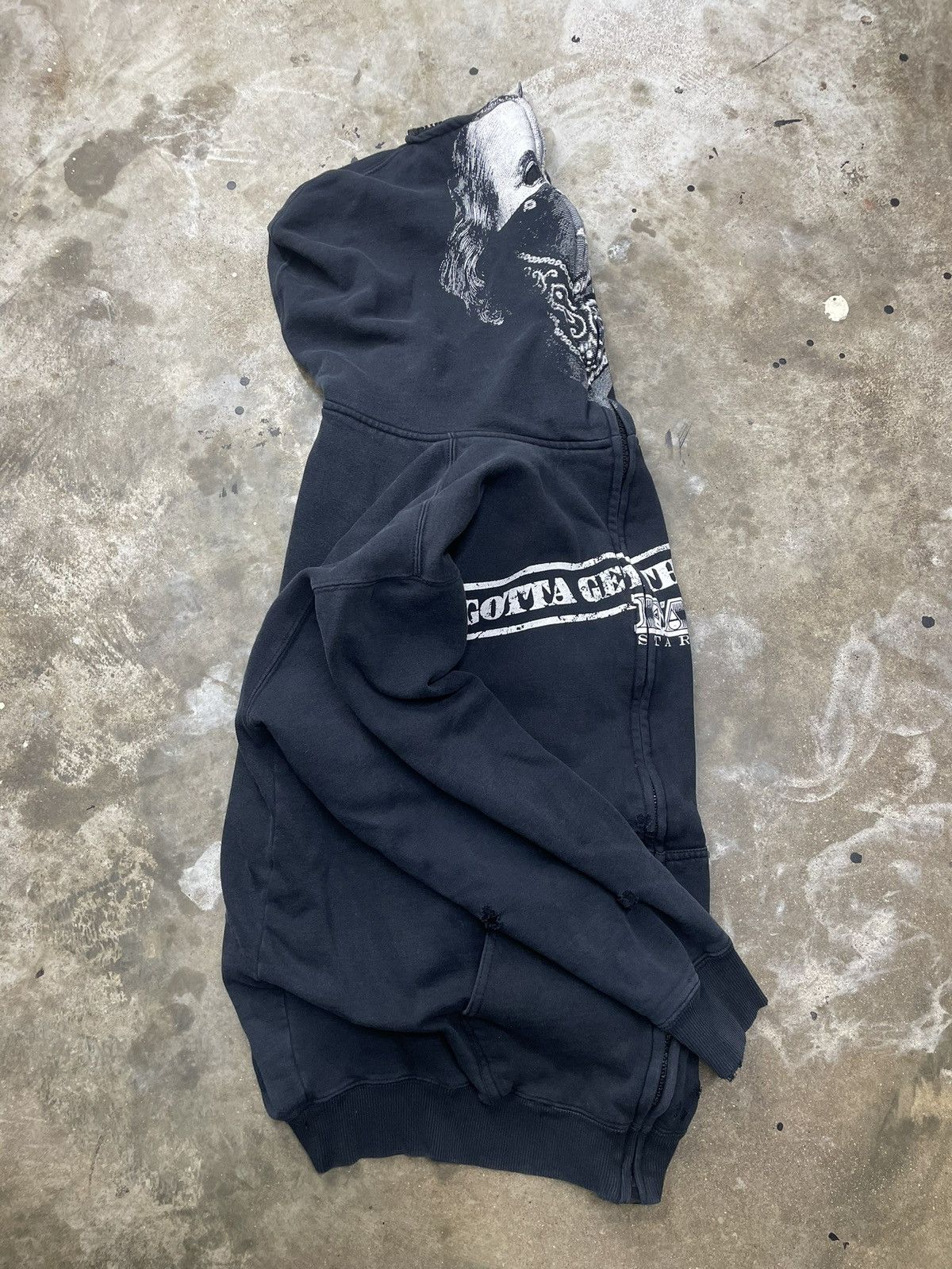 Famous Stars And Straps Y2K Ben Franklin Full Zip Hoodie Famous Stars Size US XL / EU 56 / 4 - 2 Thumbnail