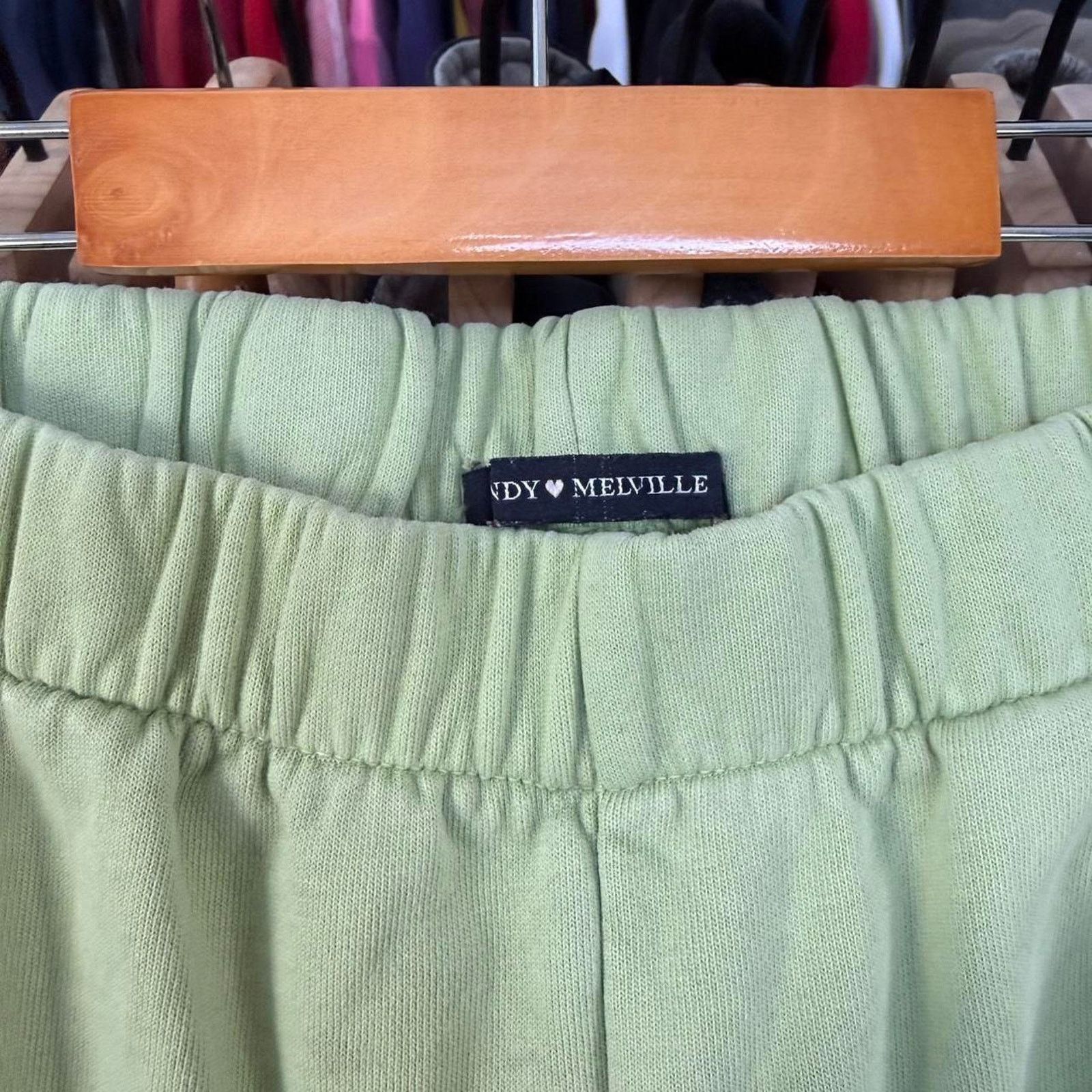 Brandy Melville Brandy Melville Women’s Key Lime Green Sweat Pants Joggers Size 28" / US 6 / IT 42 - 3 Thumbnail