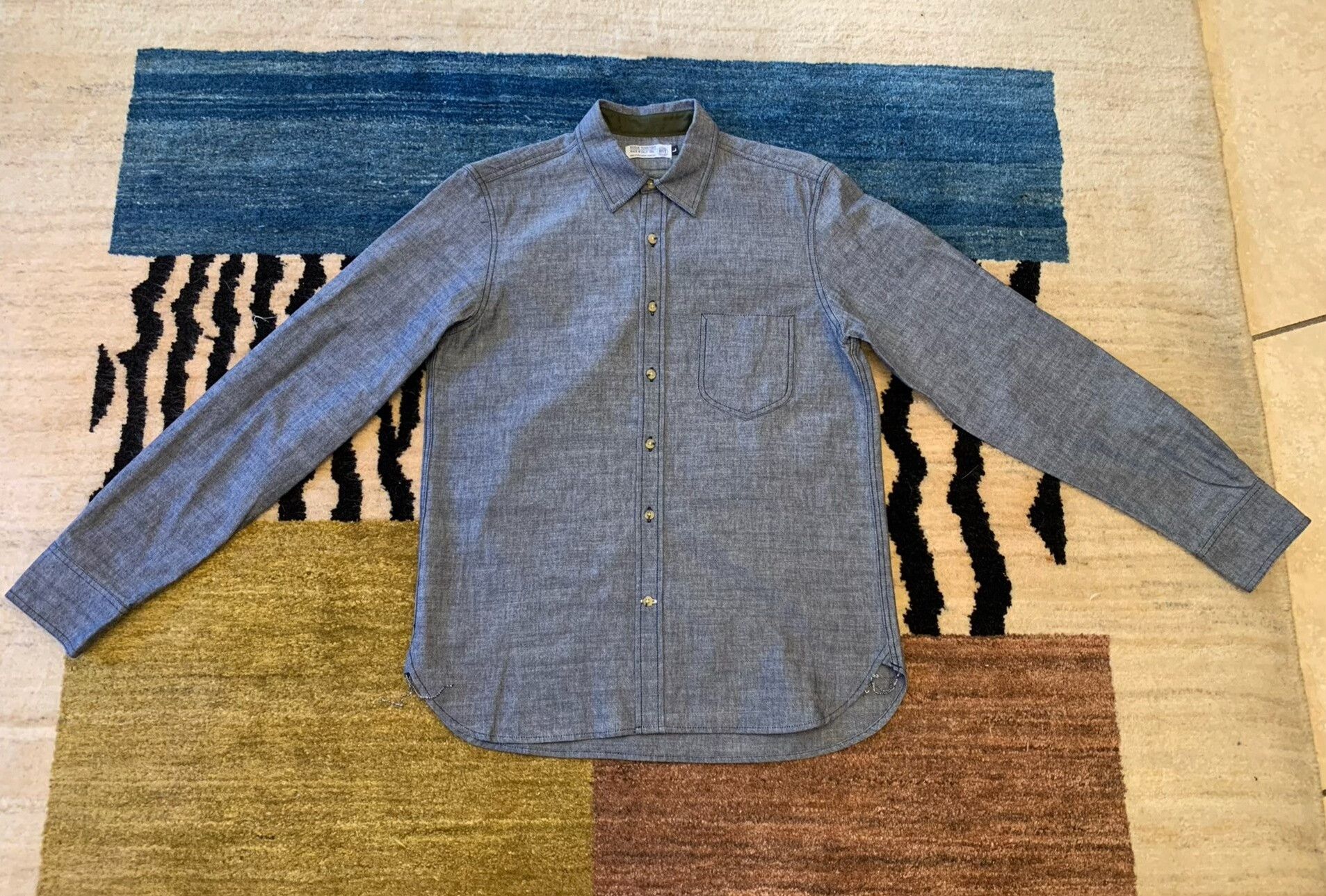 Rogue Territory RGT Rouge Territory Pepper Salt Work Shirt Size US L / EU 52-54 / 3 - 1 Thumbnail