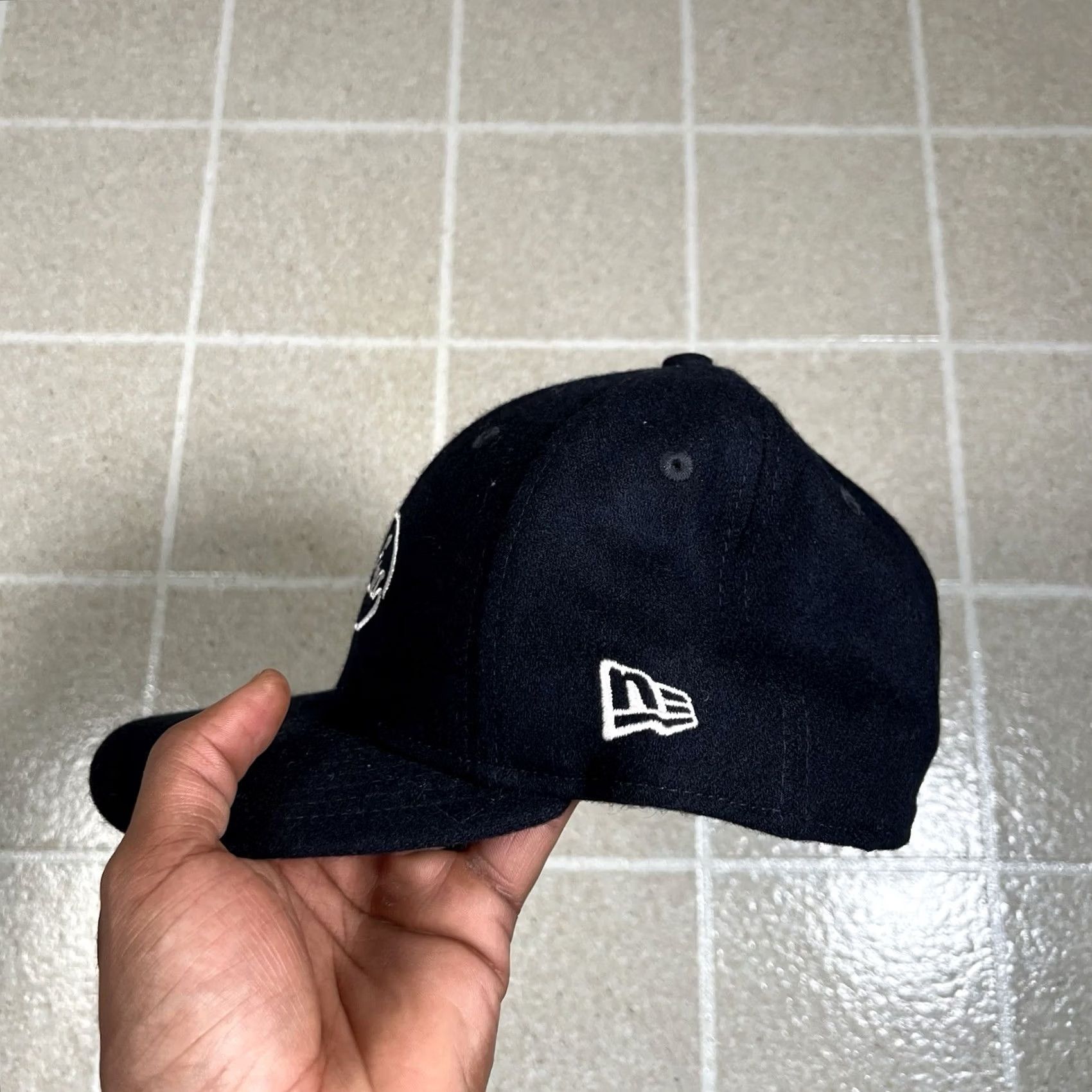 New Era NEW ERA 59FIFTY Hat Retro Wool Crown Size 7 3/8 Blue Men Baseball Cap 70th Anniversary Crown Wool Retro 7 3/8 Mens Size ONE SIZE - 3 Thumbnail