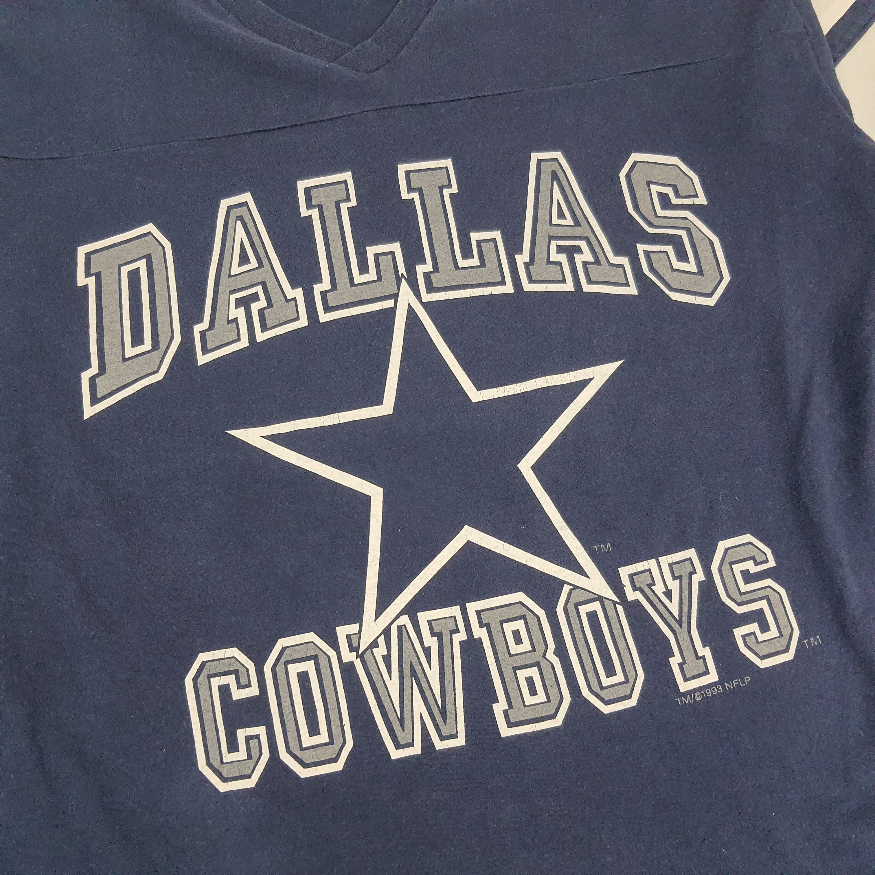 NFL × Vintage Vintage 90s NFLP Dallas Cowboys Football Sports Team Tshirt Size US XXL / EU 58 / 5 - 2 Thumbnail