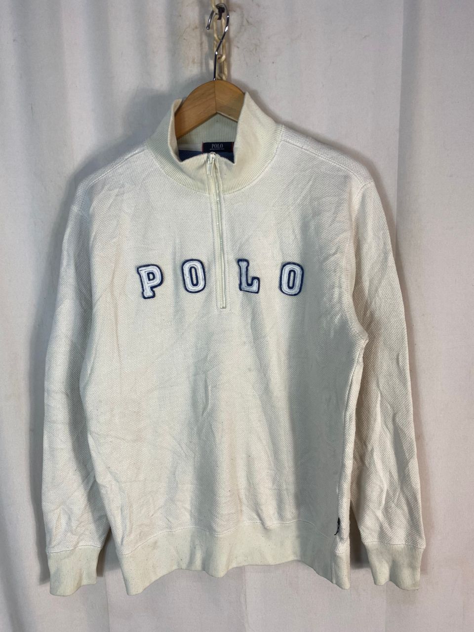 Polo spellout half zipper sweatshirt by polo British country