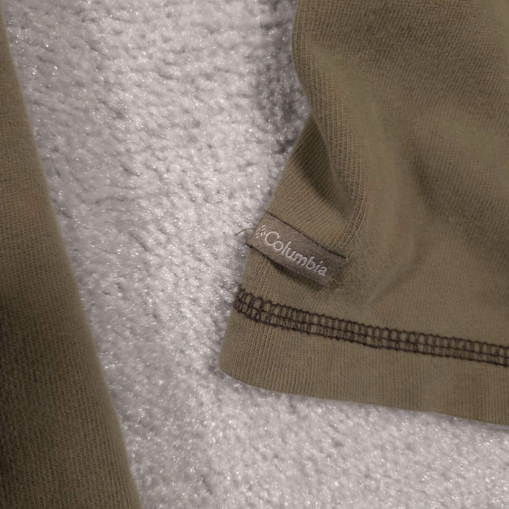 Olive Columbia Shirt Mens Medium Olive Green Long Sleeve Cotton Crewneck Outdoor Size US M / EU 48-50 / 2 - 5 Thumbnail