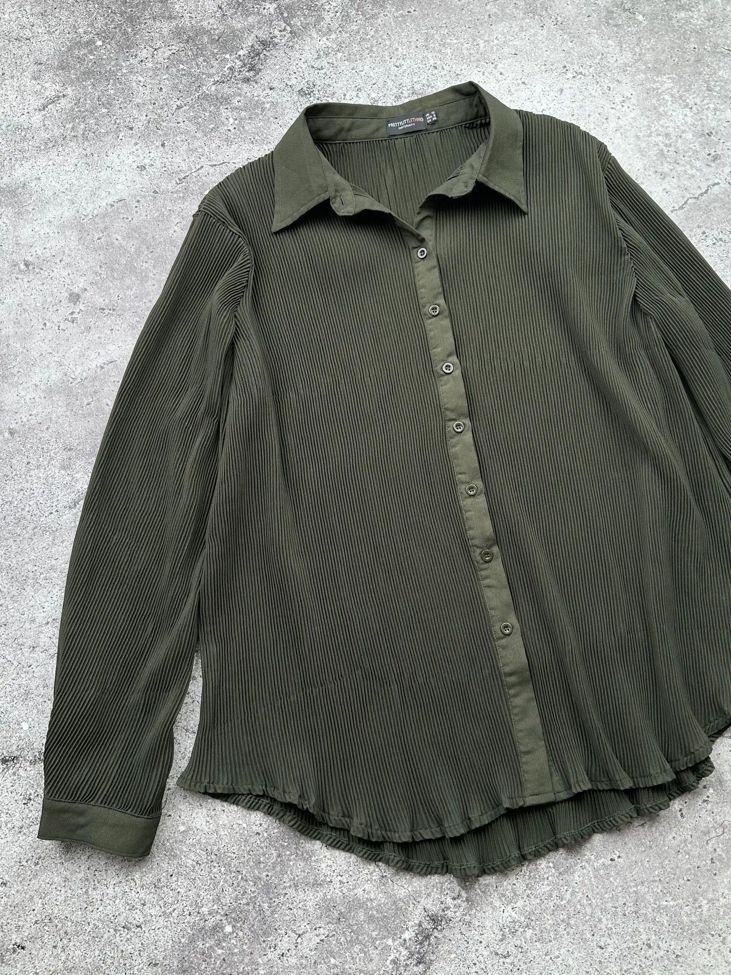 Japanese Brand Vintage Pleated Blouse C510(V239) Size M / US 6-8 / IT 42-44 - 2 Thumbnail