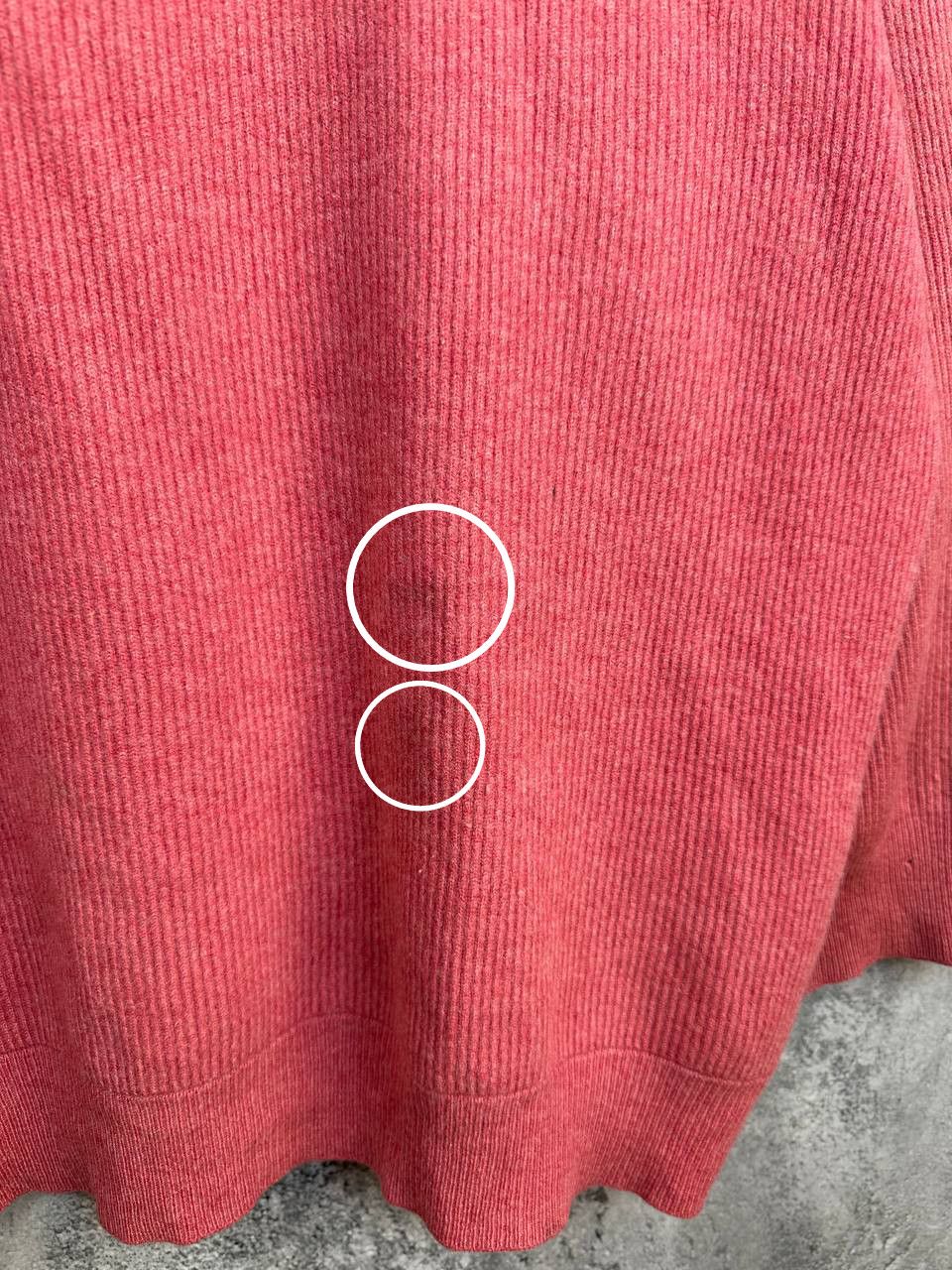 Cruciani Cruciani Cashmere Polo Sweater Ribbed 100% Cashmere Pink Size US L / EU 52-54 / 3 - 14 Thumbnail