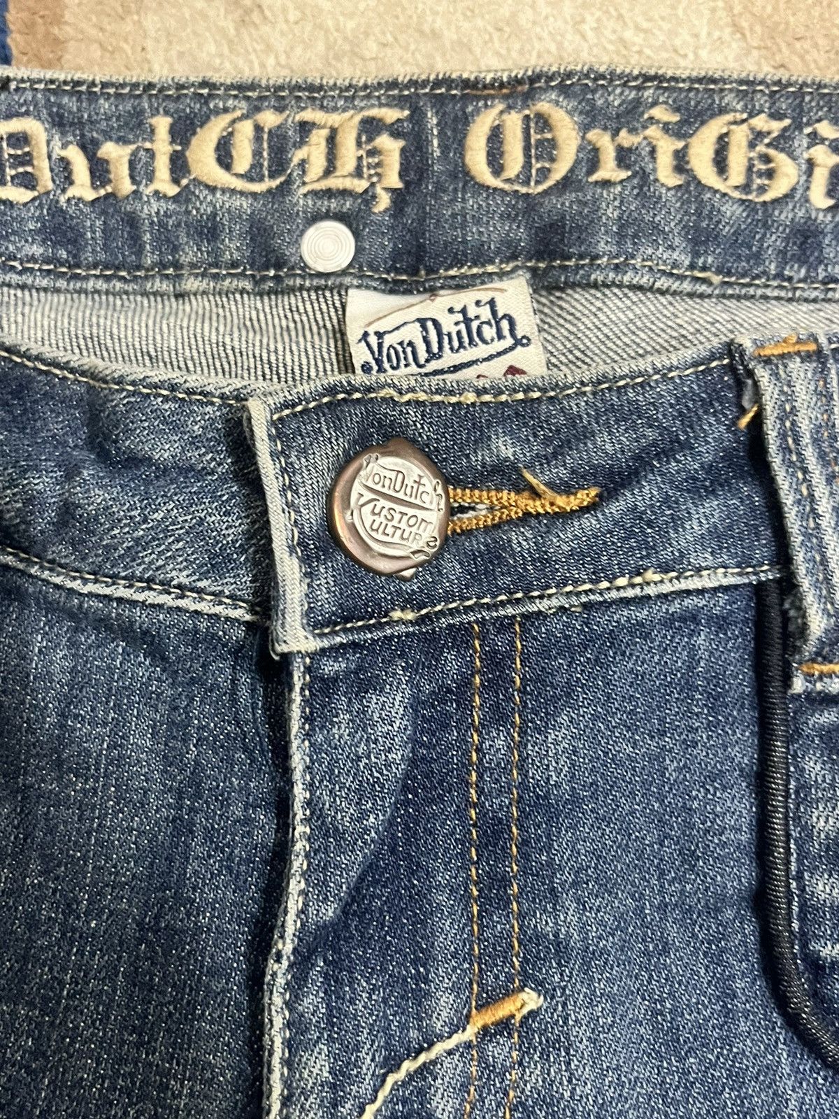 Vintage × Von Dutch Vintage Von Dutch Short Denim Size 32" / US 10 / IT 46 - 2 Thumbnail