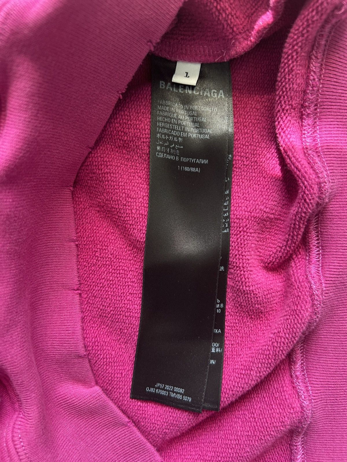 Balenciaga Balenciaga Caps Script Destroyed Hoodie Size US S / EU 44-46 / 1 - 5 Thumbnail