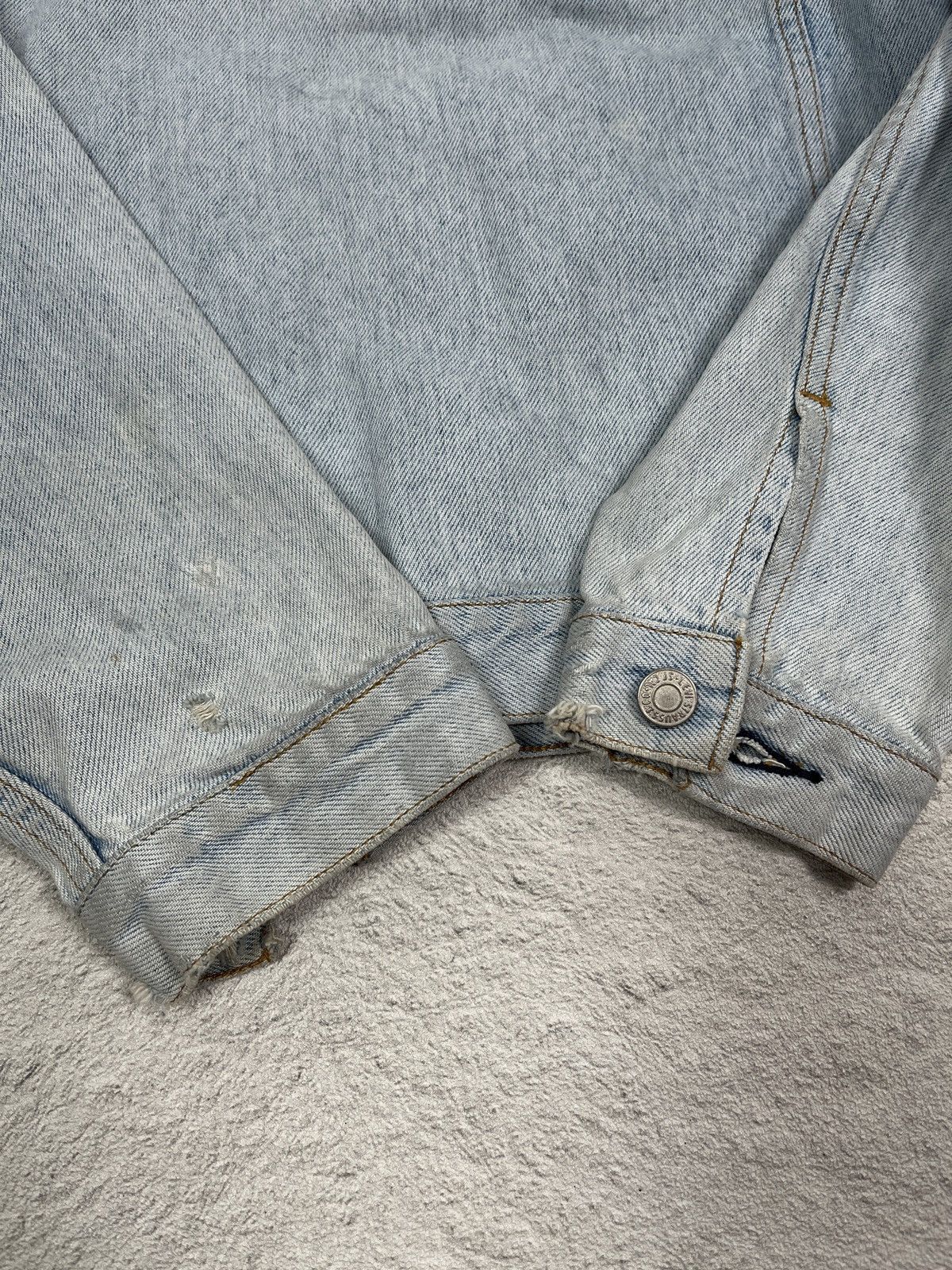 Levi's 90s Levi's 70651 - Orange Tab Type III Denim Jacket Size US M / EU 48-50 / 2 - 9 Thumbnail