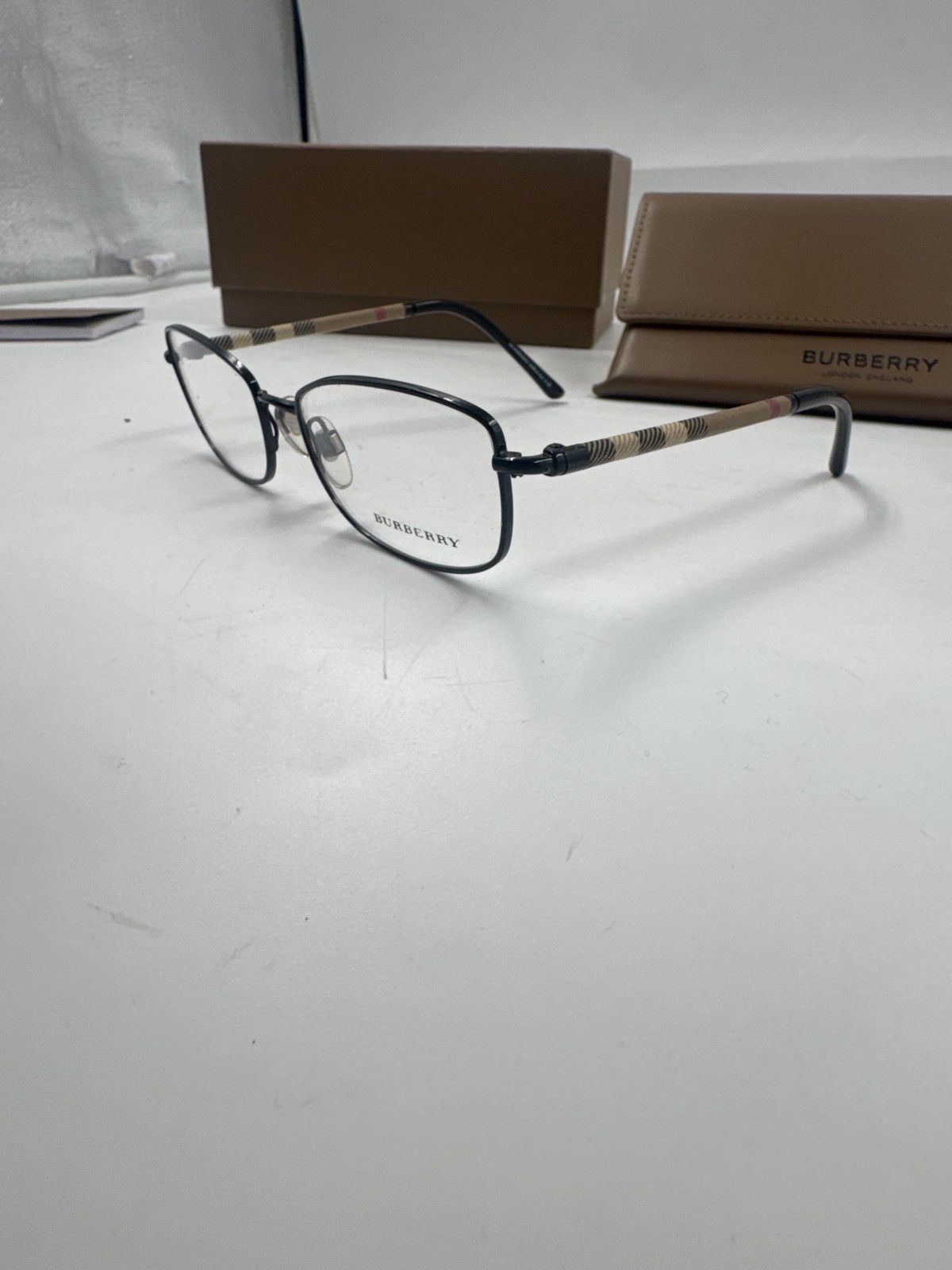 BURBERRY B 1221 1001 RX EYEGLASSES