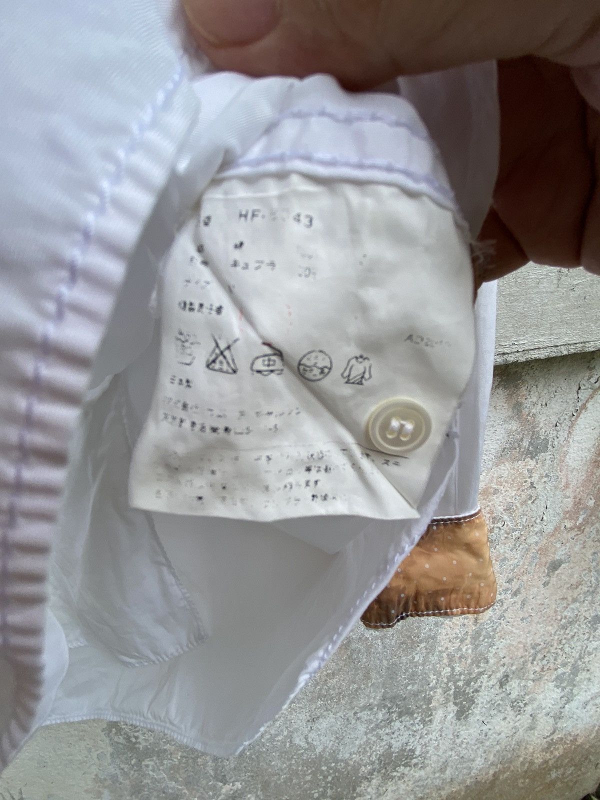 Comme des Garcons × Comme des Garcons Homme Plus × Rei Kawakubo Comme Des Garcon AD 2010 Plain White Long Sleeve Size US M / EU 48-50 / 2 - 8 Thumbnail