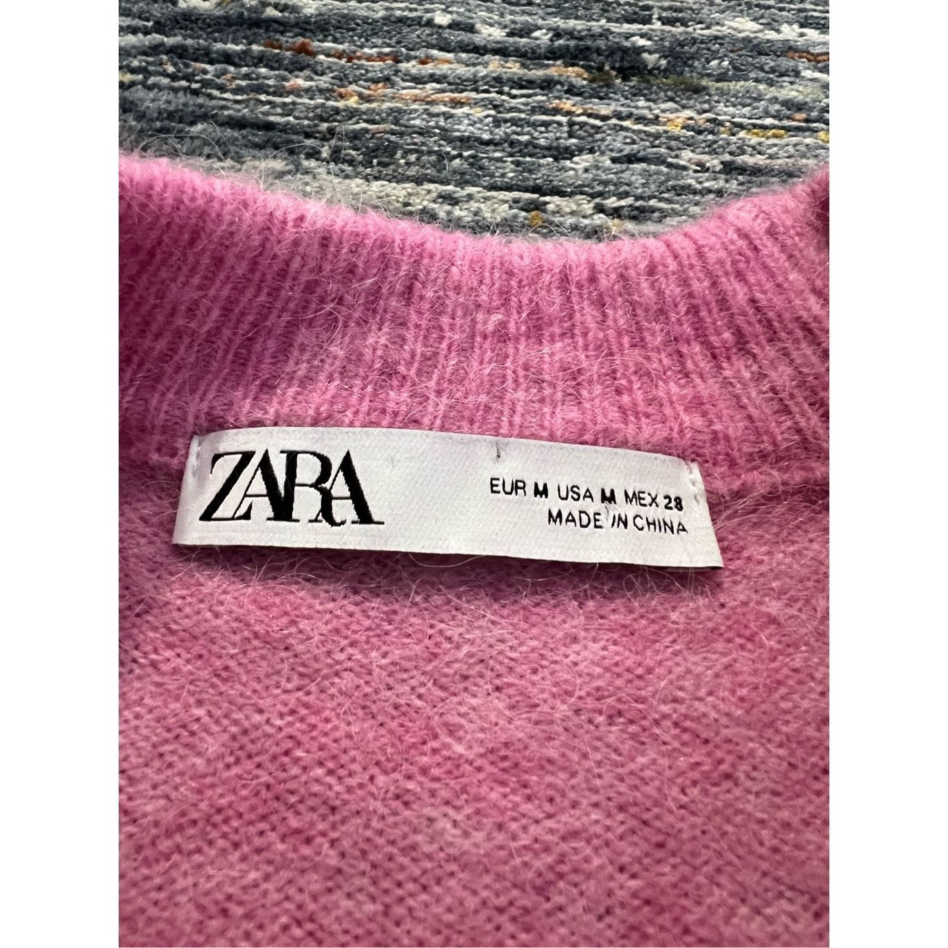 Zara Zara alpaca blend pink sweater size M Size M / US 6-8 / IT 42-44 - 4 Thumbnail