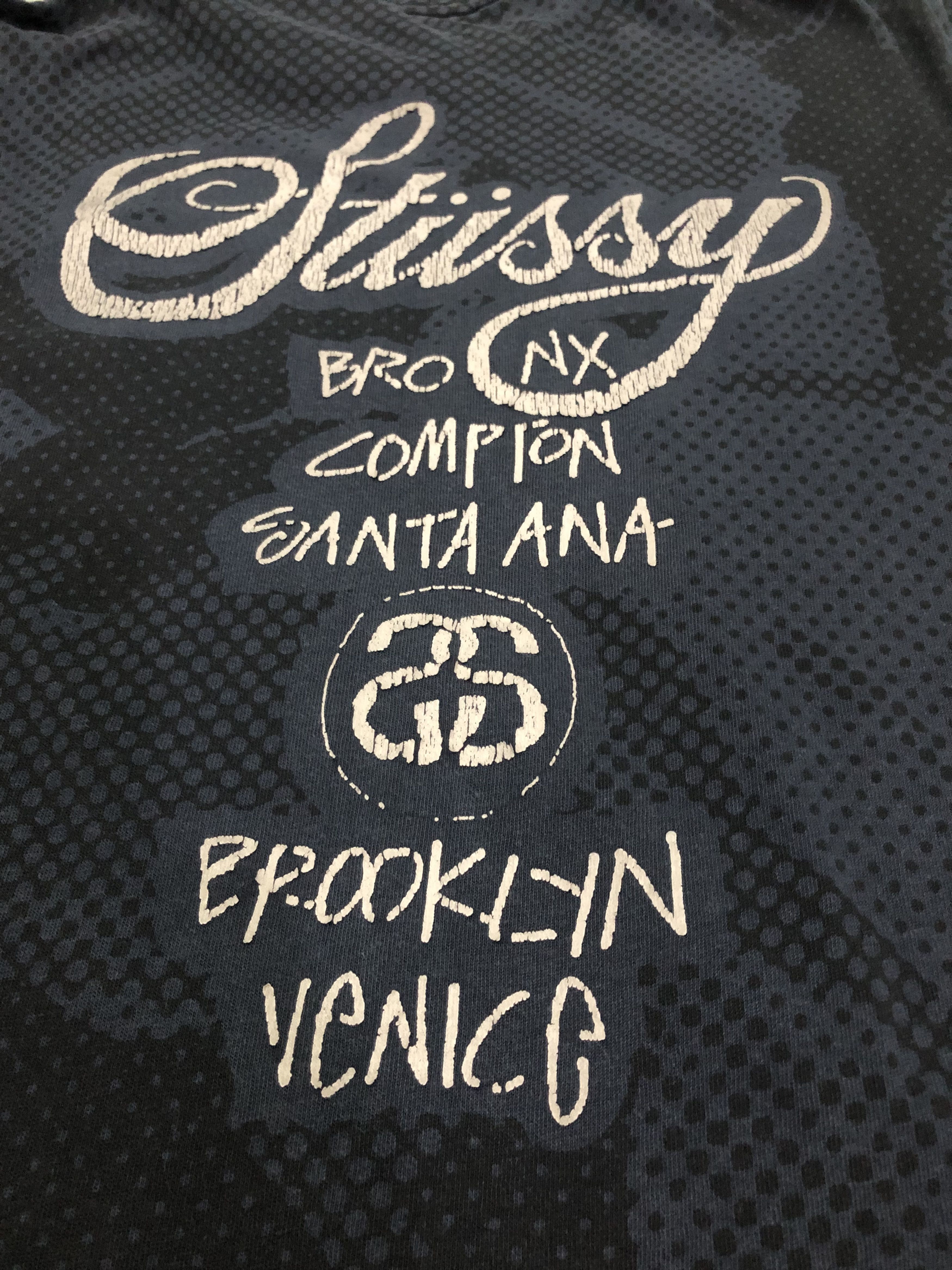 Stussy Authentic Stüssy Cities Shirt - Grunge / Distressed Look Size US M / EU 48-50 / 2 - 12 Thumbnail