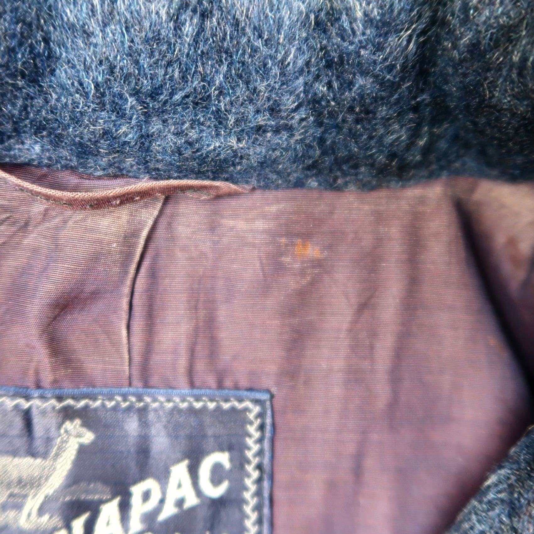 Vintage VINTAGE Cunapac Alpaca Wool Fuzzy Overcoat Trench Long Coat Mens L Town Clad Size US L / EU 52-54 / 3 - 6 Thumbnail