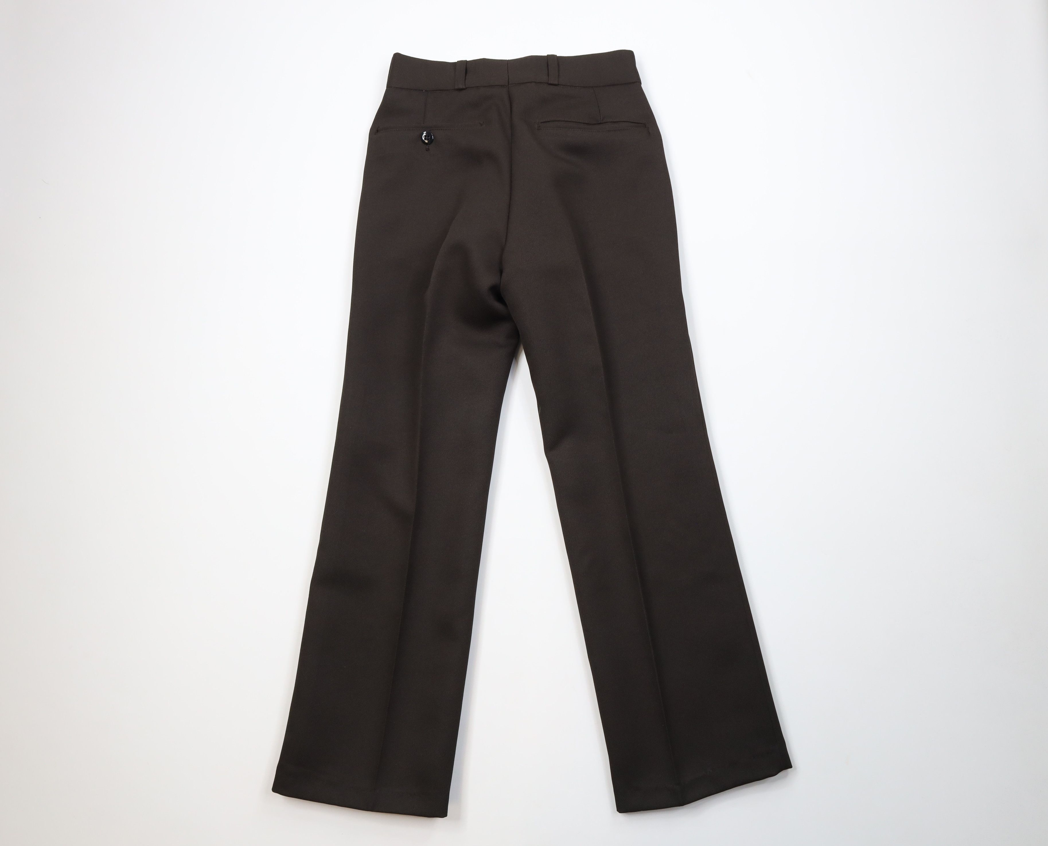 Vintage Vintage 70s Streetwear Flared Wide Leg Chino Pants Brown Size US 28 / EU 44 - 9 Thumbnail