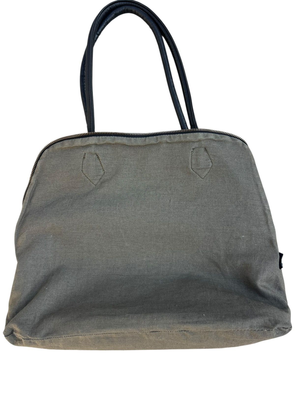 Leather CLASKA x The Factory Japan Black Leather Bag Size ONE SIZE - 24 Thumbnail