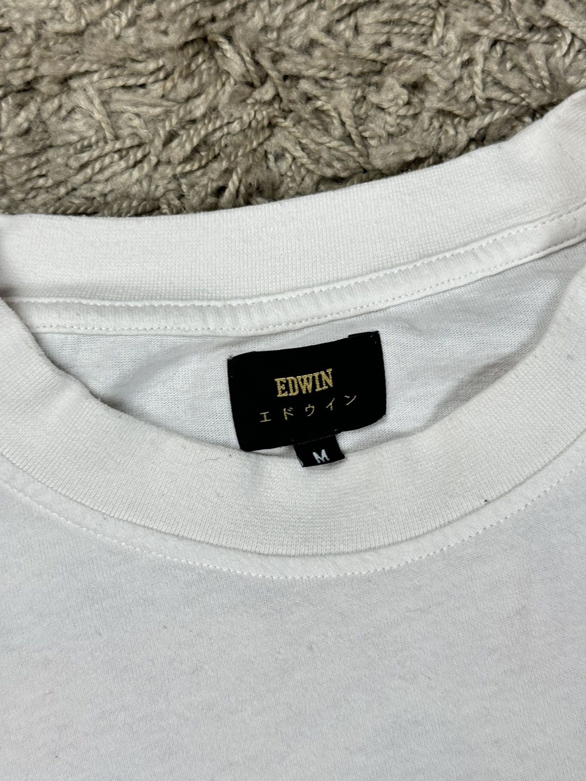 Edwin × Vintage Vintage t shirt Edwin y2k original streetwear skate item Size US M / EU 48-50 / 2 - 4 Thumbnail