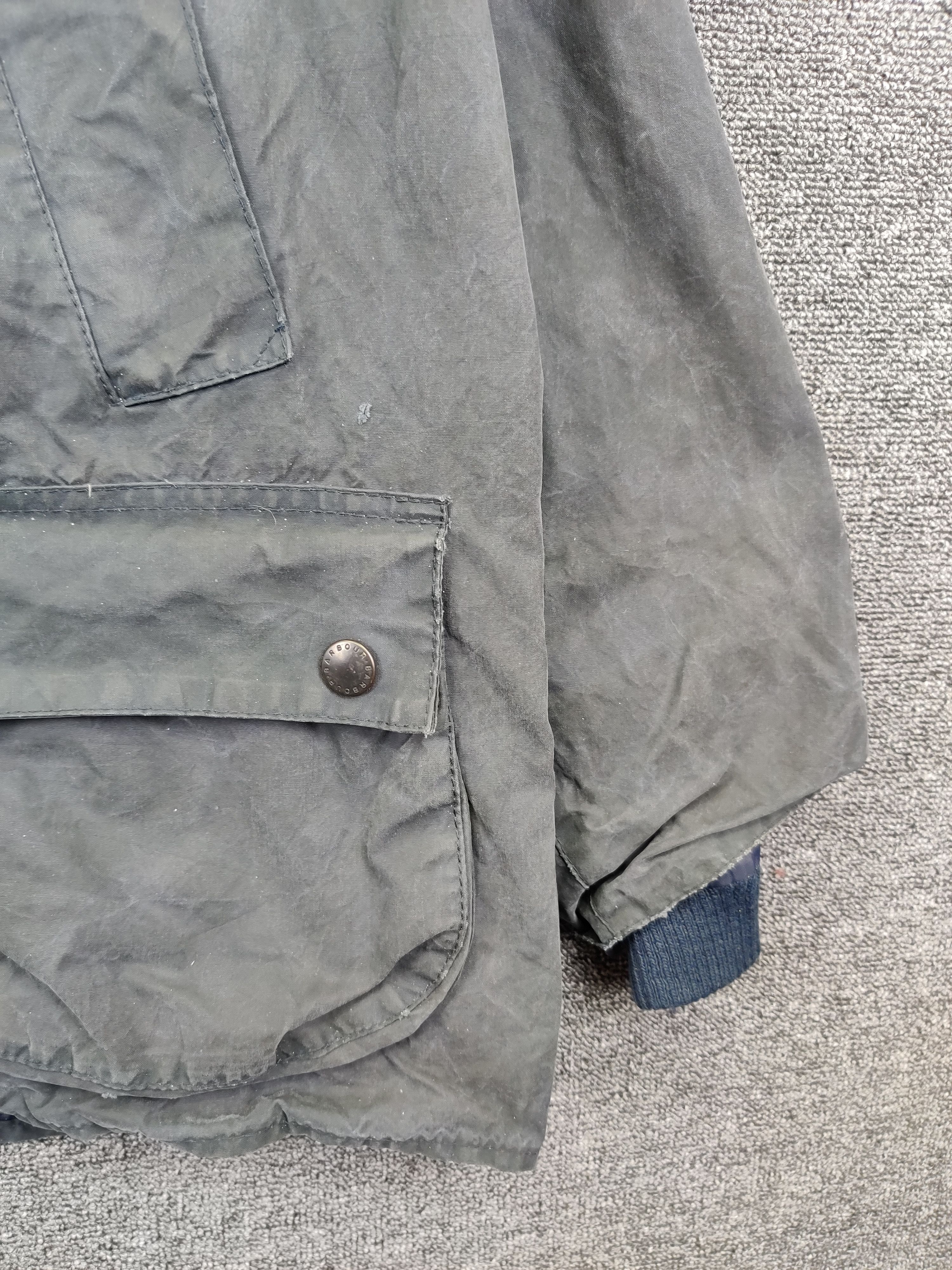 Barbour Vintage Thrashed Barbour Care Bedale Waxed Jacket Size US L / EU 52-54 / 3 - 3 Thumbnail