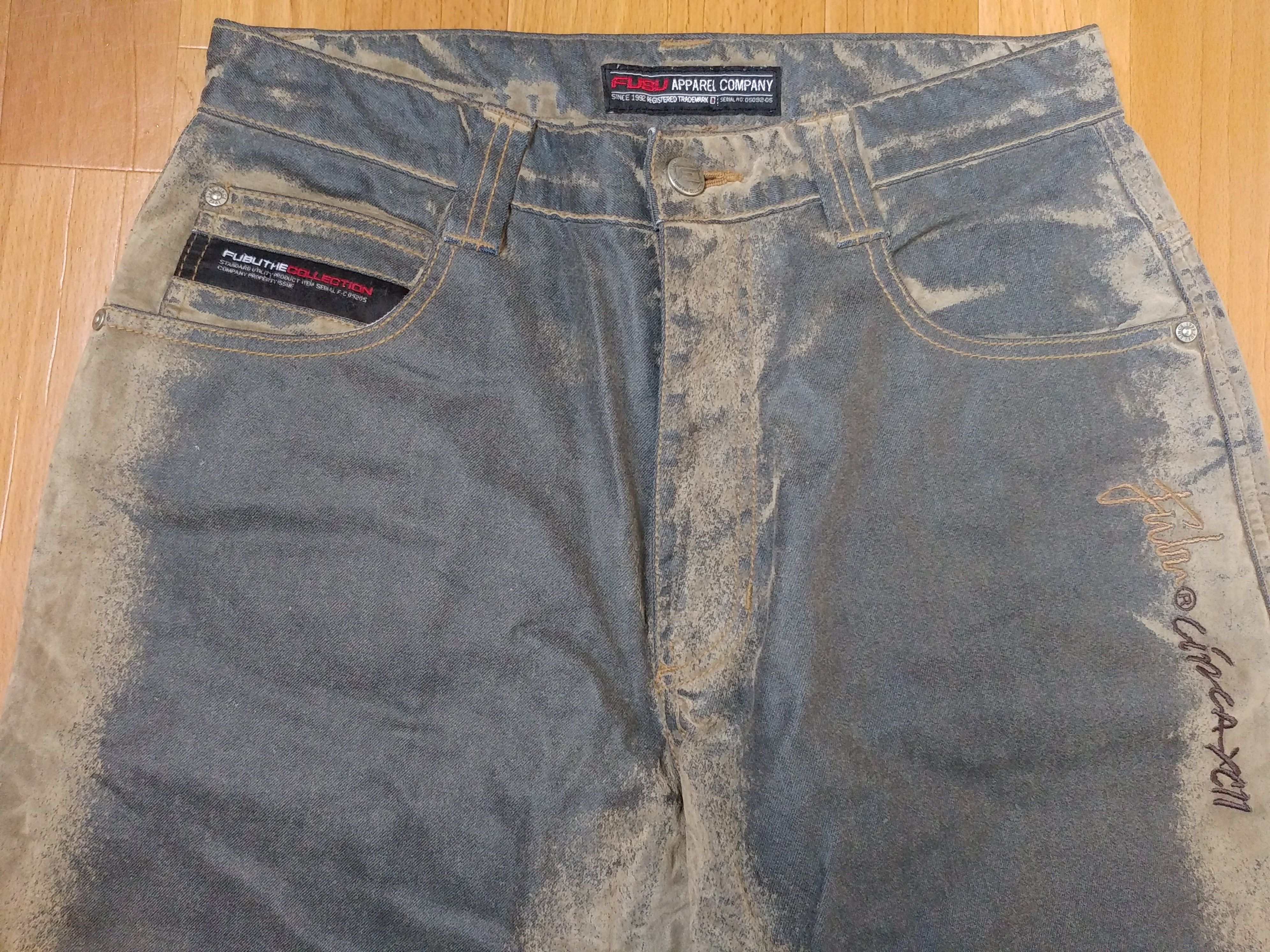 Fubu FUBU jeans, vintage baggy jeans, 90s hip hop skater Y2K 28 Size US 28 / EU 44 - 11 Thumbnail