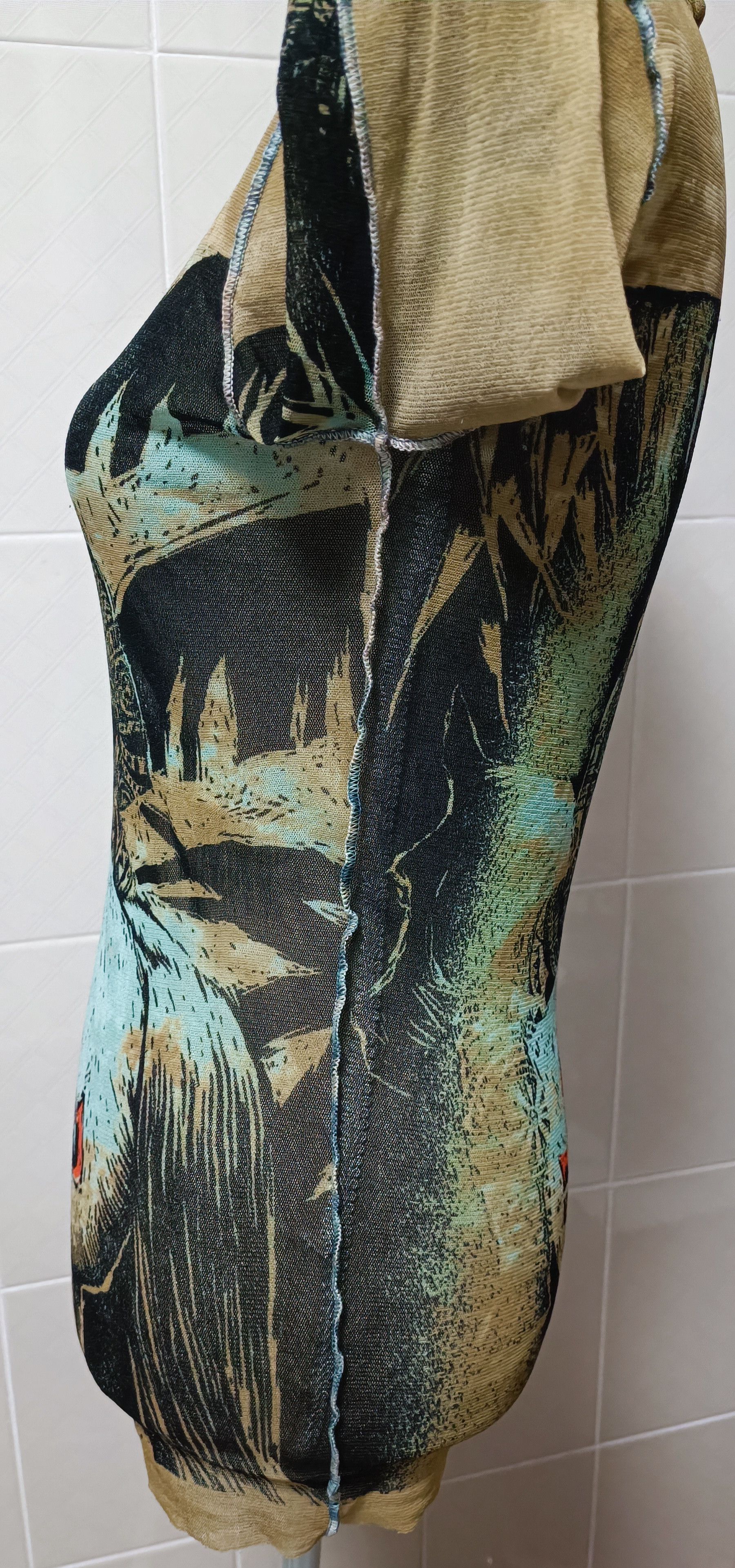 Jean Paul Gaultier 90's - archive - tribal man silhouette mesh top Size M / US 6-8 / IT 42-44 - 18 Thumbnail