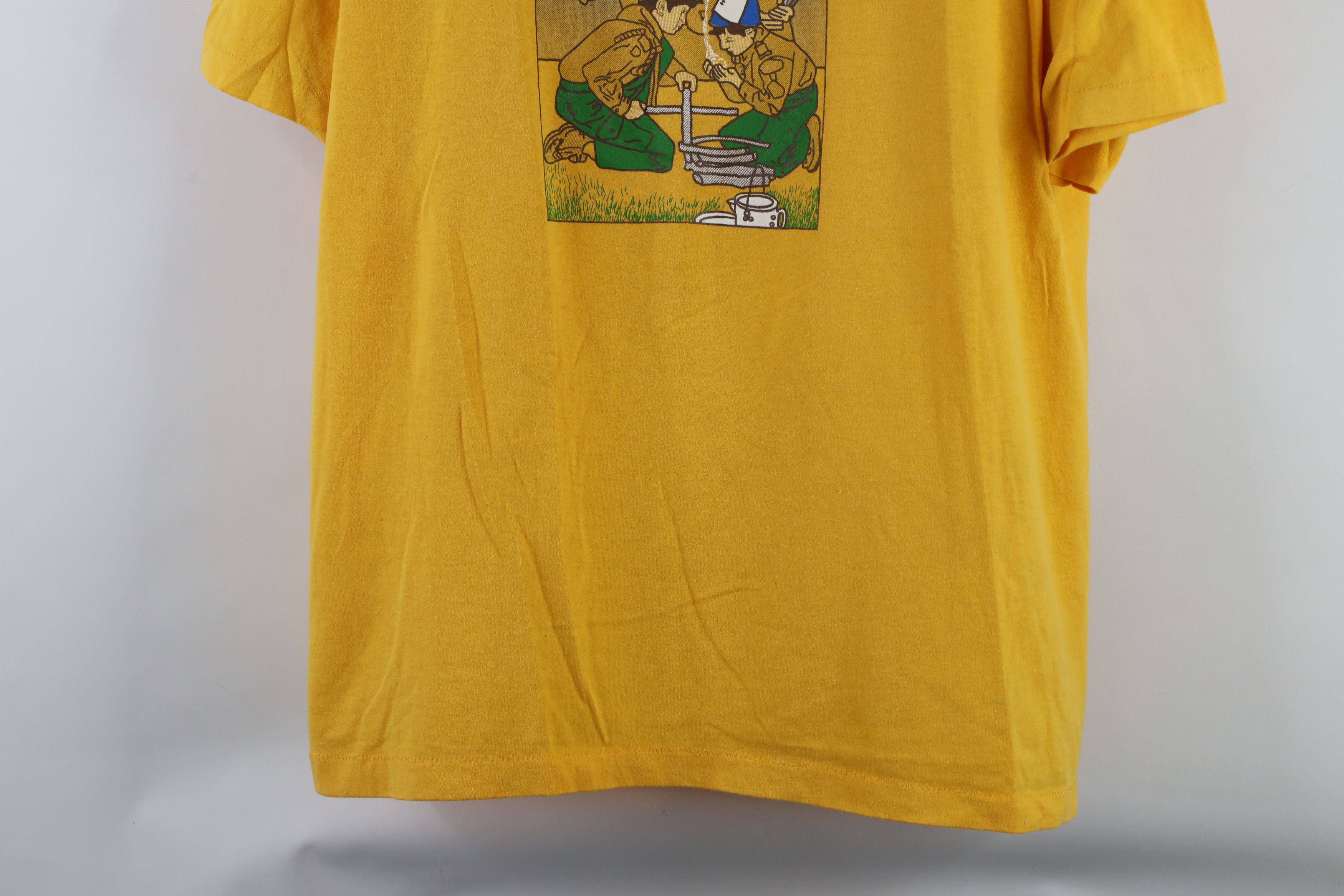 Vintage Vintage 90s America Camp Frontier Short Sleeve T-Shirt USA Size US XXL / EU 58 / 5 - 3 Thumbnail