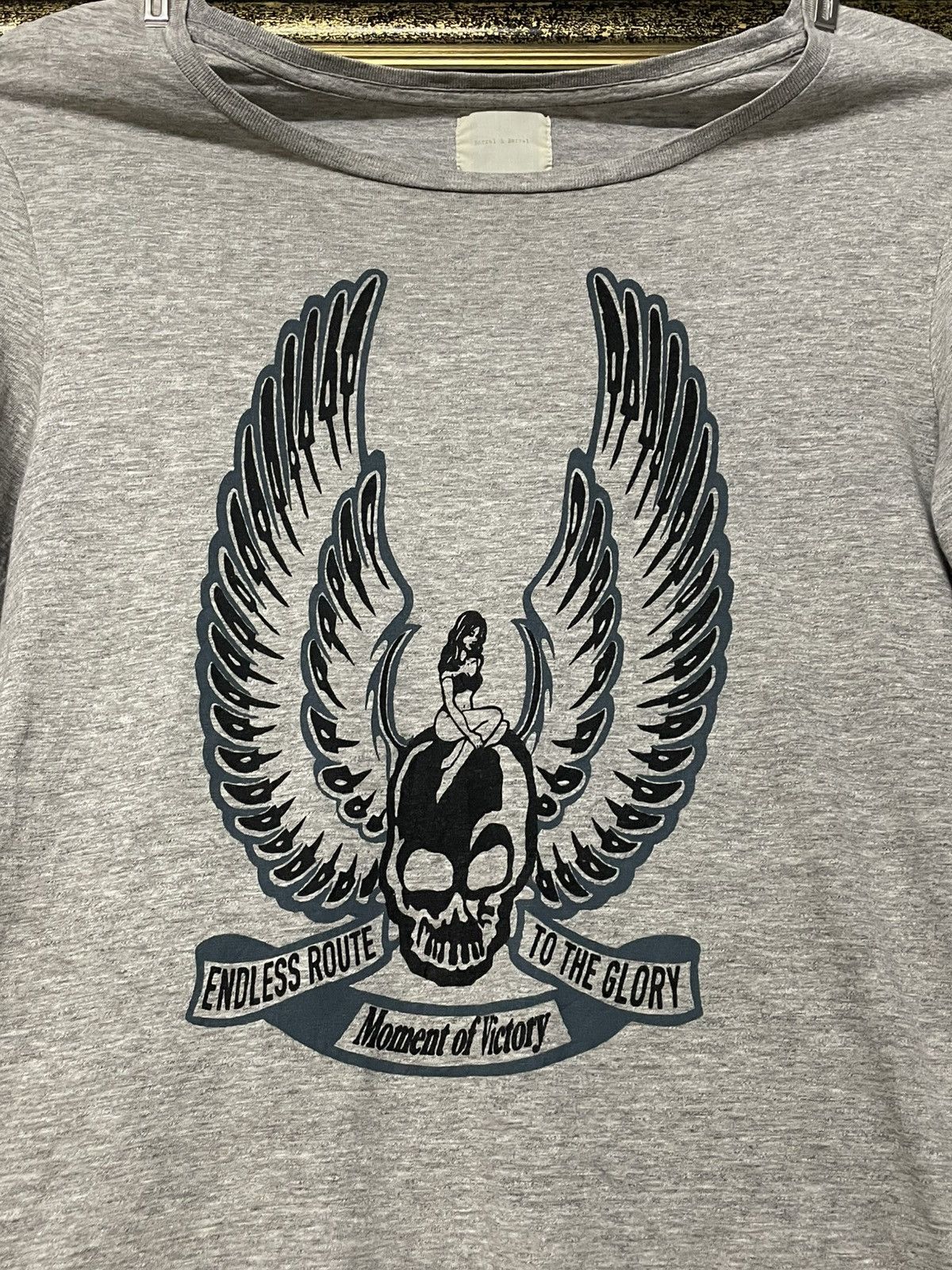 Hysteric Glamour Vintatge 90s Japan Designer Barrel&Barrel Skull Art Girl Size US S / EU 44-46 / 1 - 6 Thumbnail