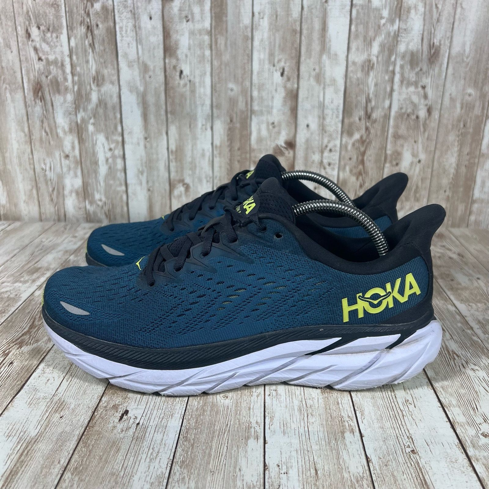 Hoka Hoka one one Clifton 8 Mens 10 blue Size US 10 / EU 43 - 2 Thumbnail