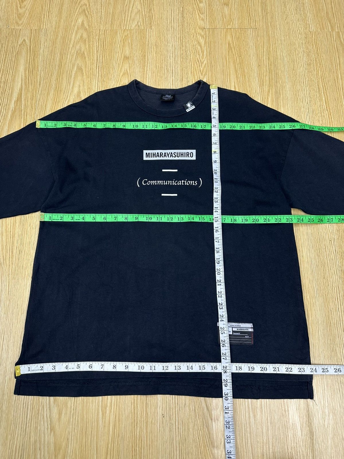 Maison MIHARA YASUHIRO Maison Mihara YaSuhiro Good Inspiration Baggy Tshirt A925 Size US L / EU 52-54 / 3 - 7 Thumbnail