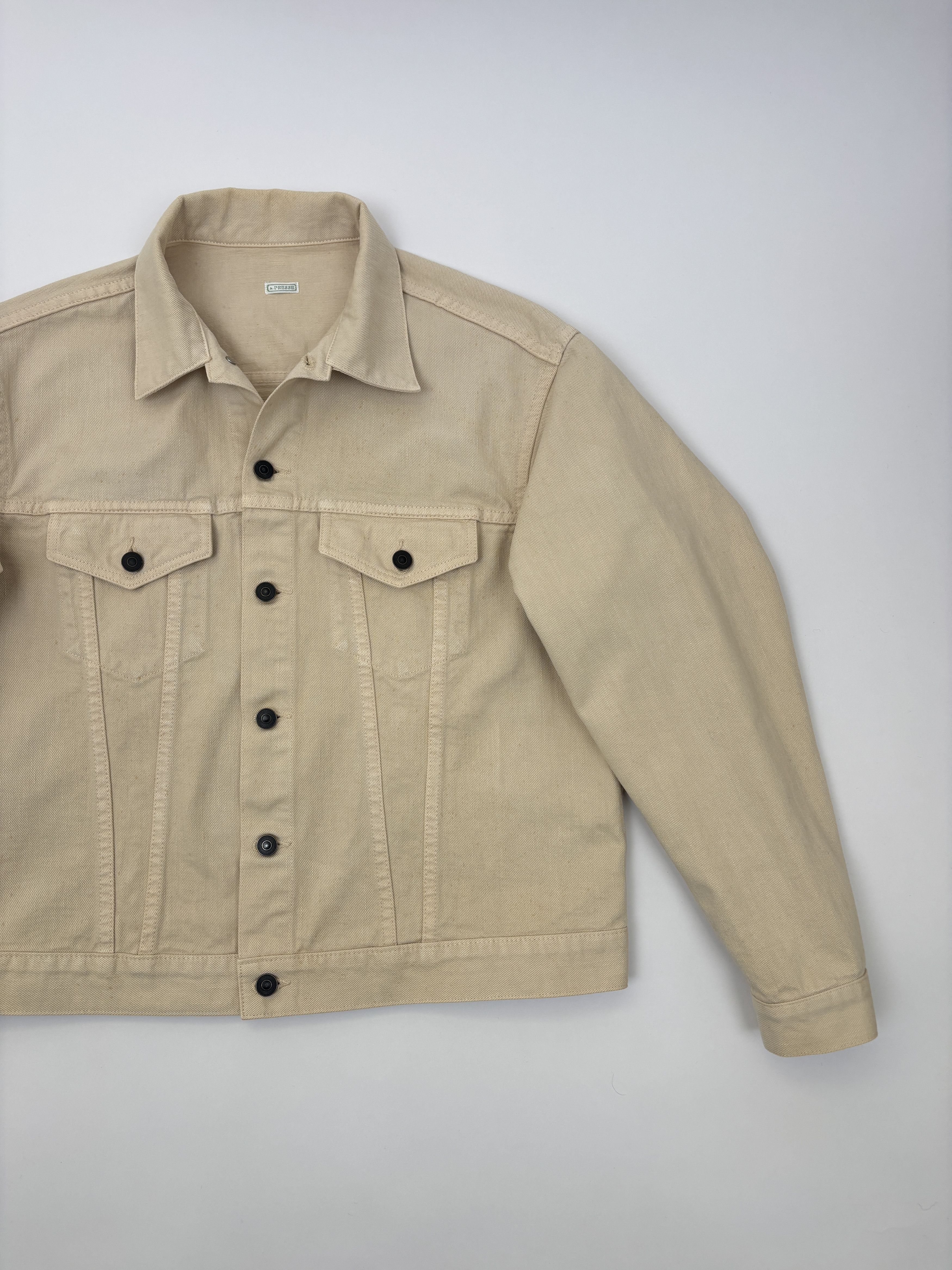 A.PRESSE A.Presse Type 3 Jacket Beige Cotton Made in Japan Size US L / EU 52-54 / 3 - 1 Thumbnail