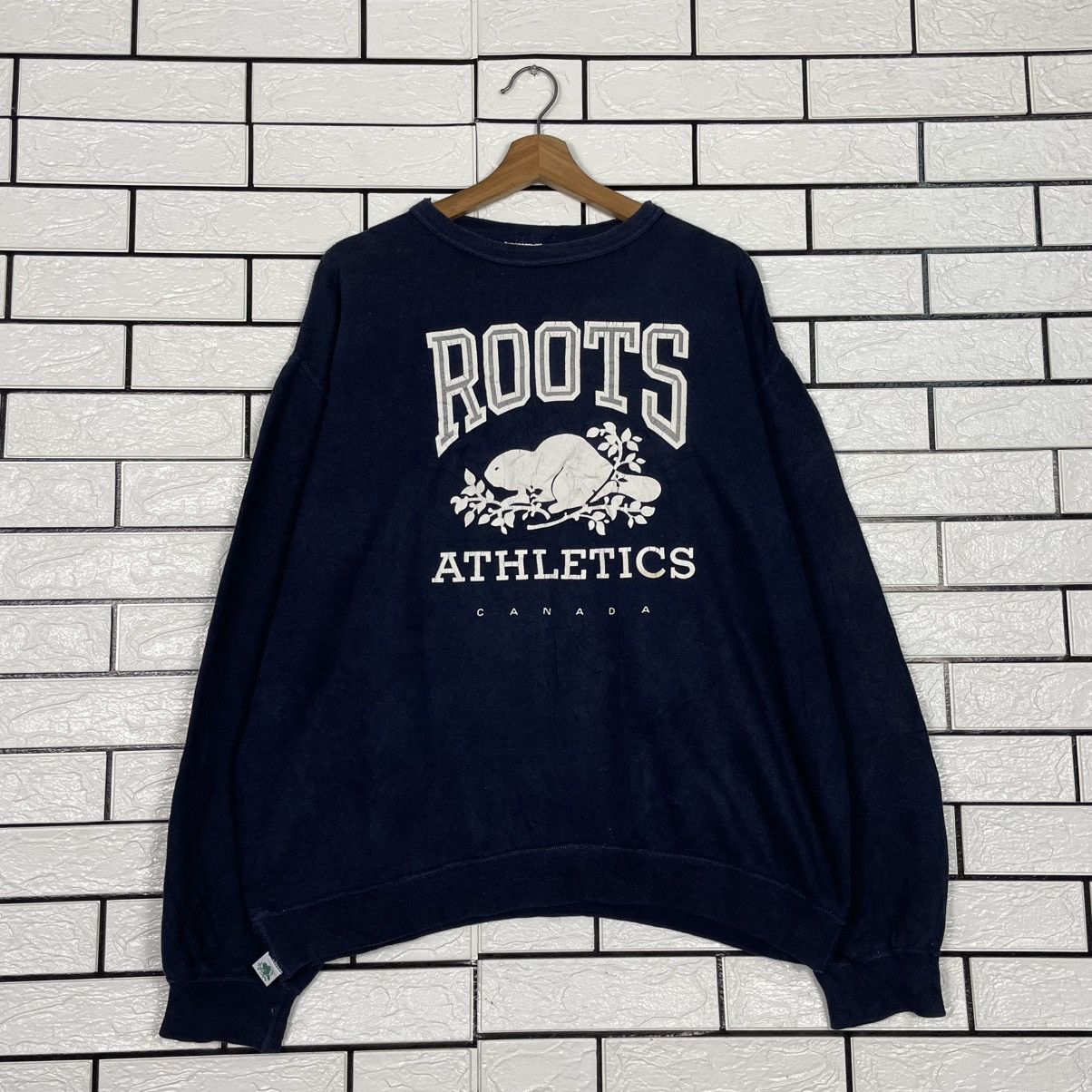 Roots Vintage Roots Athletic Canada Big Logo Sweatshirt Size US M / EU 48-50 / 2 - 1 Thumbnail