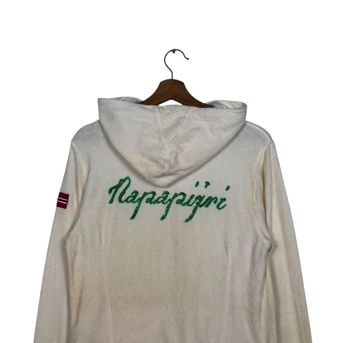 Japanese Brand × Napapijri 📌Vintage Zipper Sweater Jacket Napapijri Big Logo Size US L / EU 52-54 / 3 - 10 Thumbnail