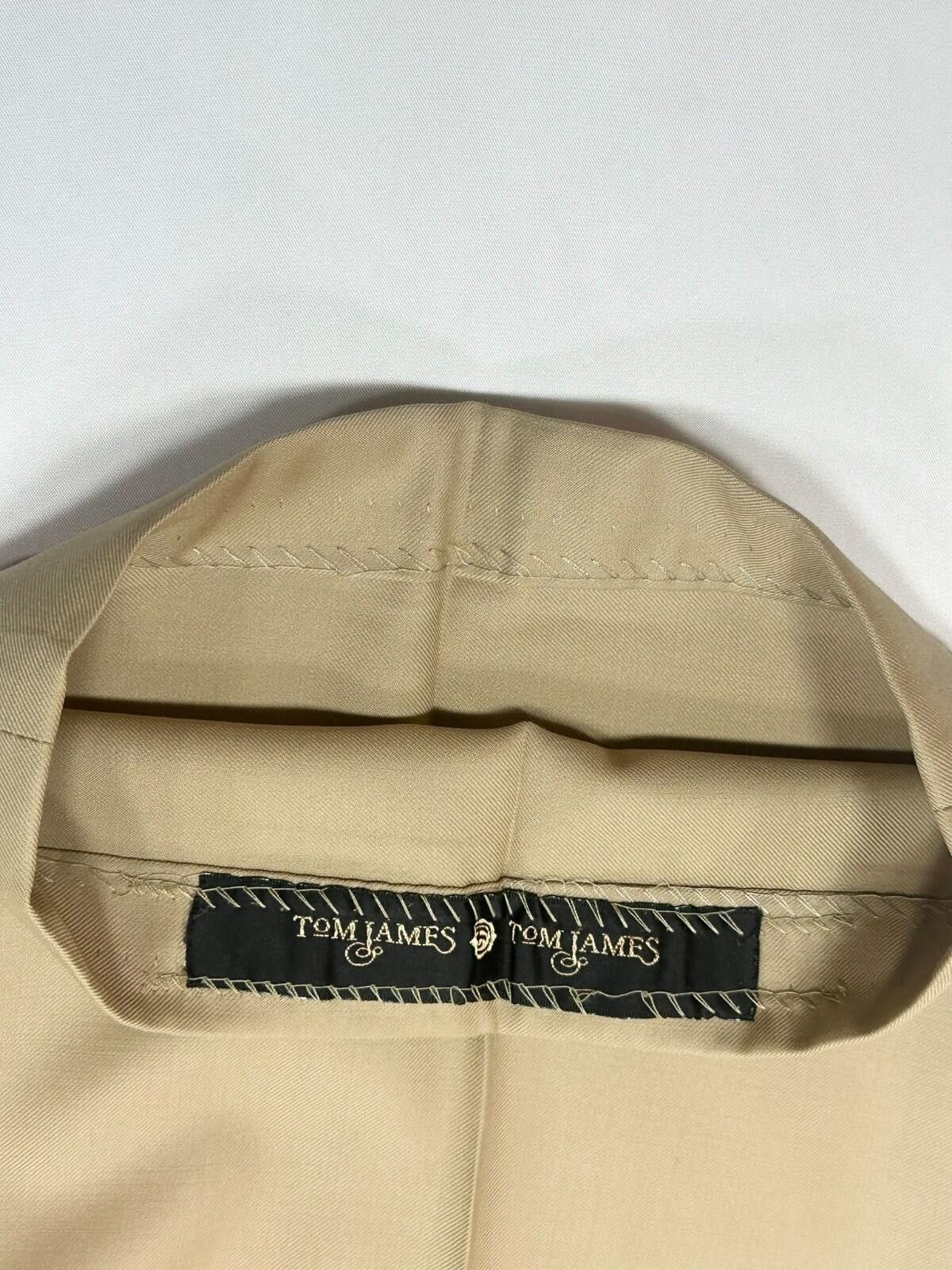 Tom James Tom James Royal Classic Pleated Dress Pants Brown Men 40/28 Size US 40 / EU 56 - 6 Thumbnail