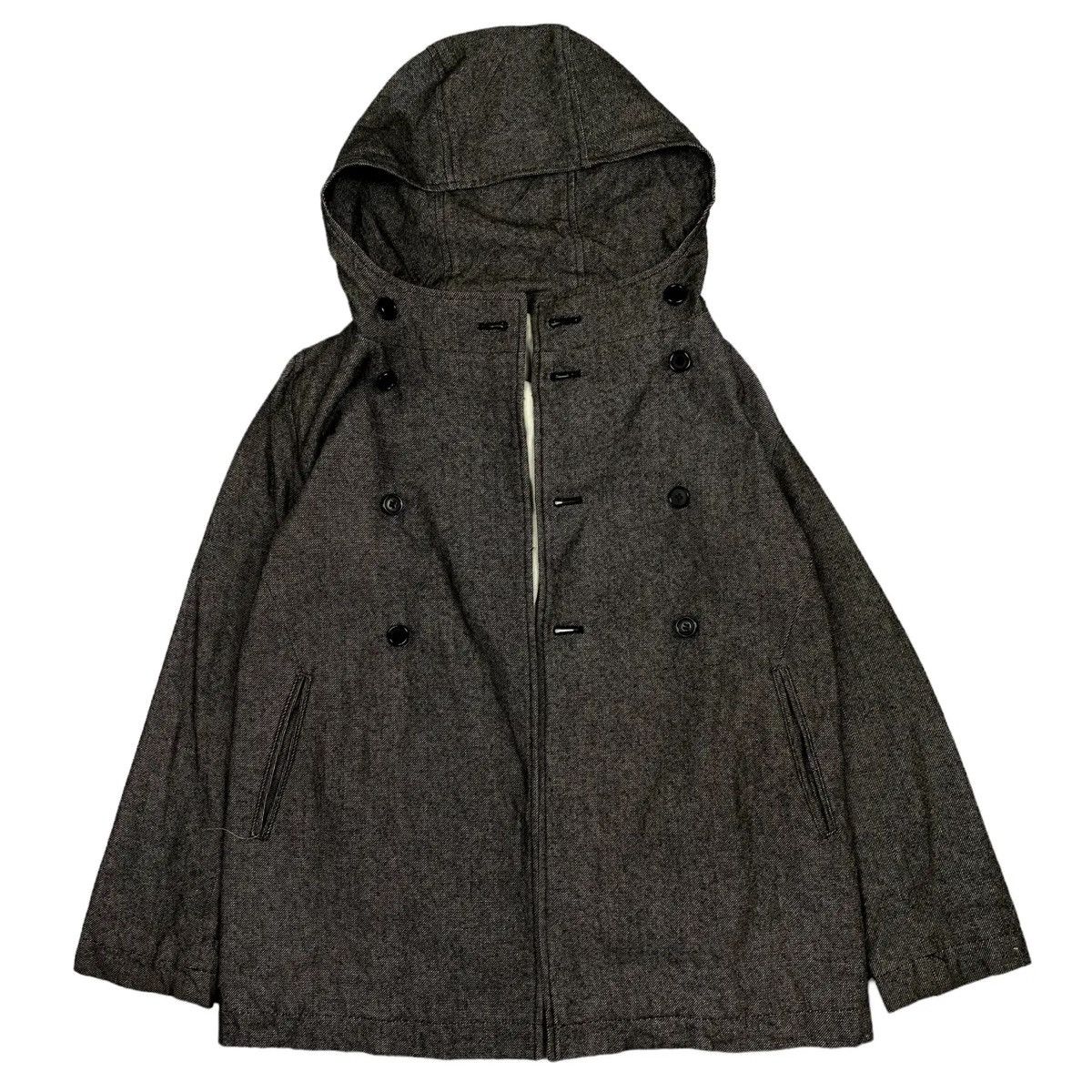 Japanese Brand Ined Wool Jacket By Yohji Yamamoto Size US S / EU 44-46 / 1 - 1 Thumbnail