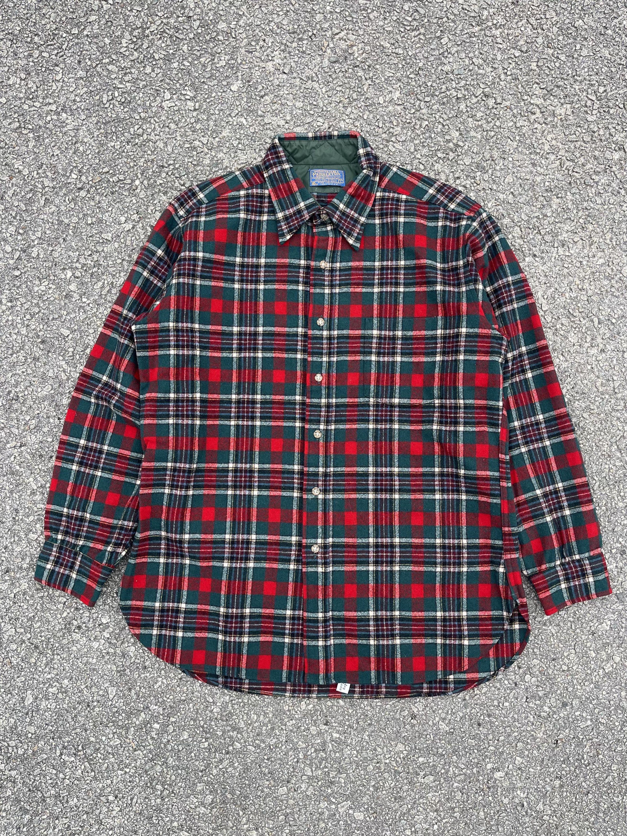 Pendleton Vintage 80s Pendleton Virgin Wool Flannel Size US L / EU 52-54 / 3 - 1 Thumbnail