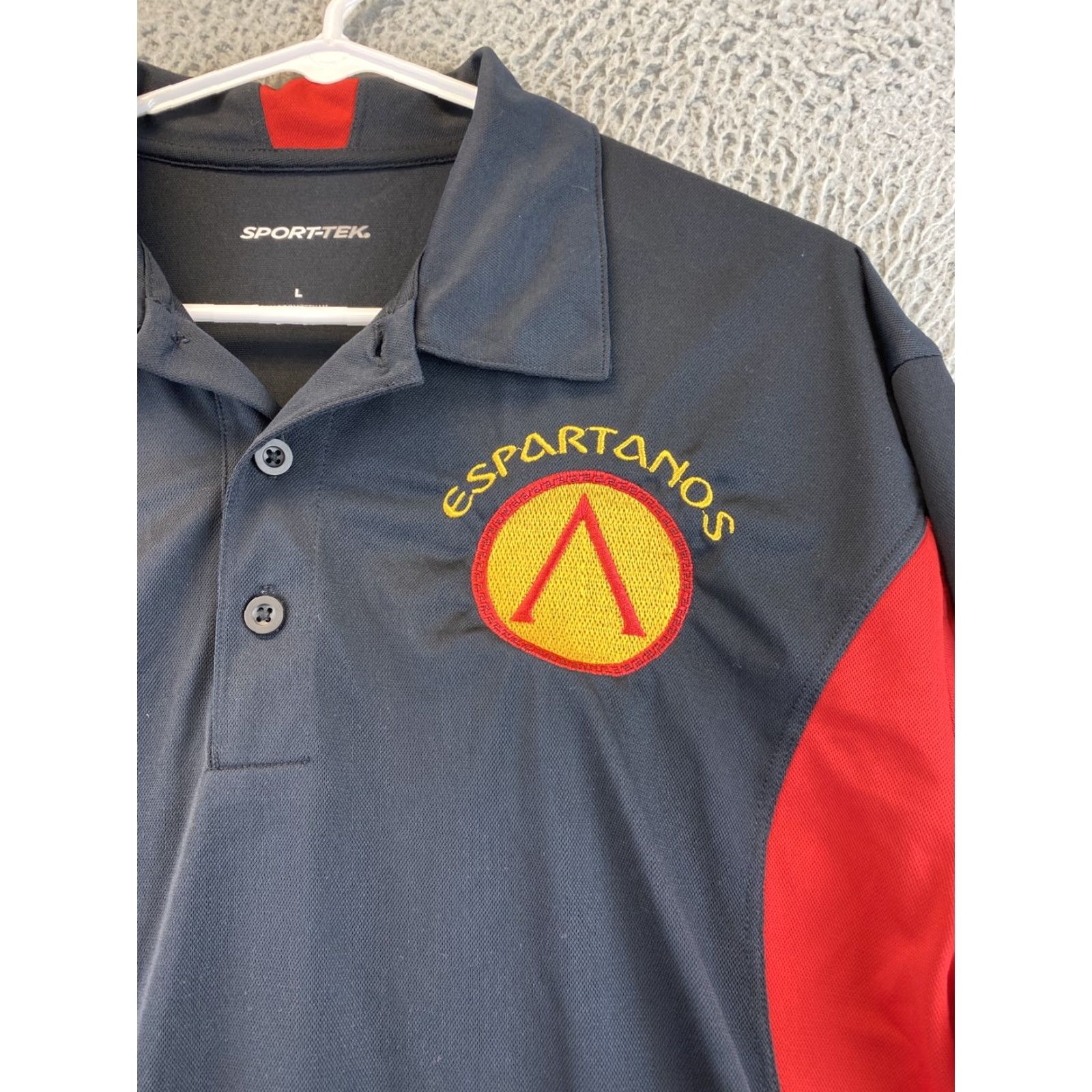 Vintage Sport-Tek Mens Cool Dry Fit Wicking Performance Golf Polo T-Shirt / 90-27 Size US L / EU 52-54 / 3 - 2 Thumbnail