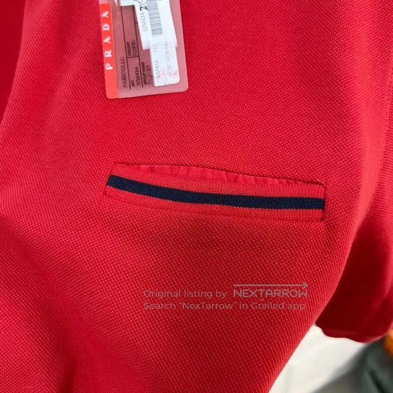 Prada Prada Red Summer Cotton Short Sleeve T-Shirt. Size US XL / EU 56 / 4 - 5 Thumbnail