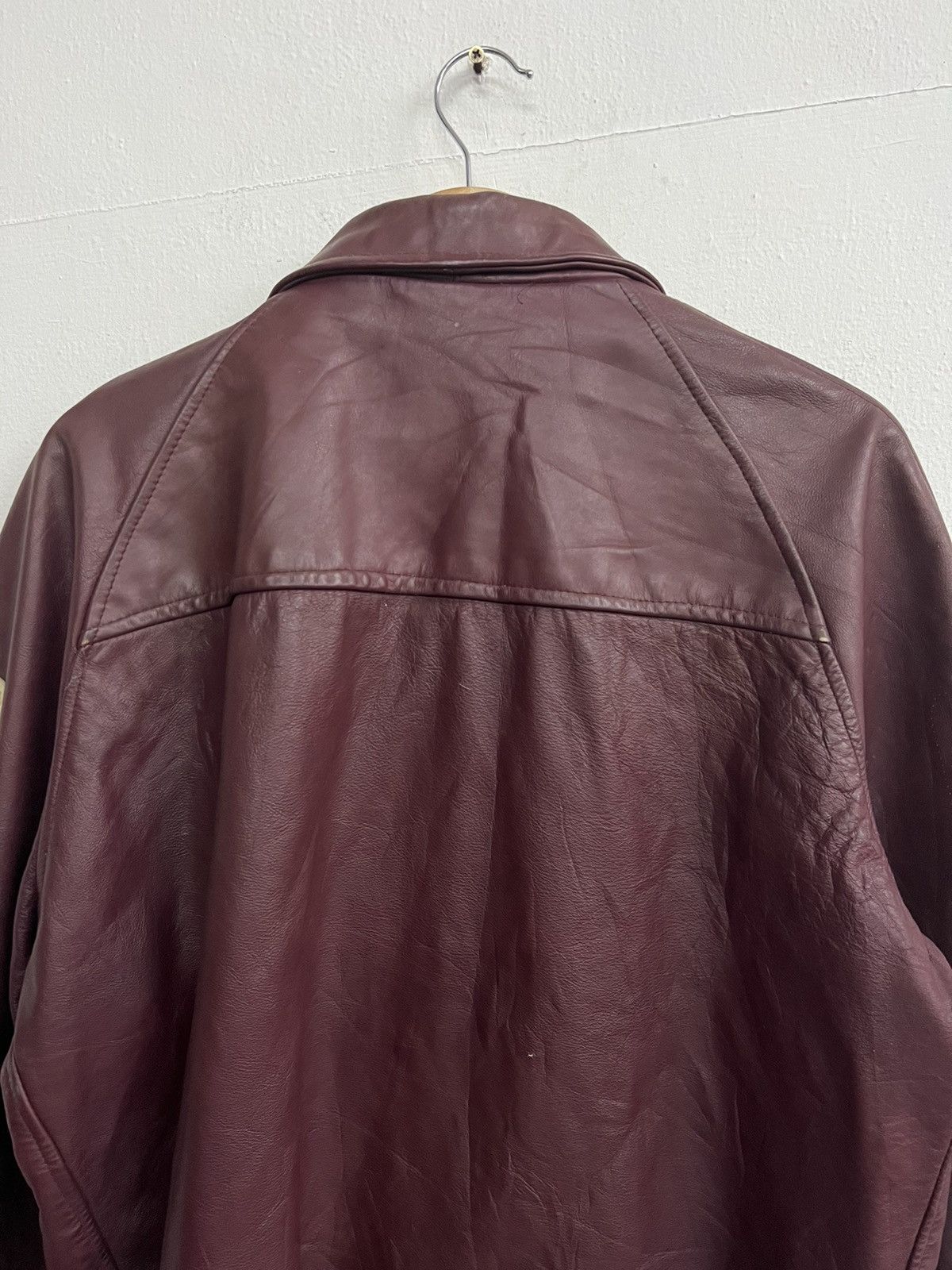 Vintage VINTAGE KK CHAMPION VARSITY LEATHER JACKET Size US L / EU 52-54 / 3 - 12 Thumbnail