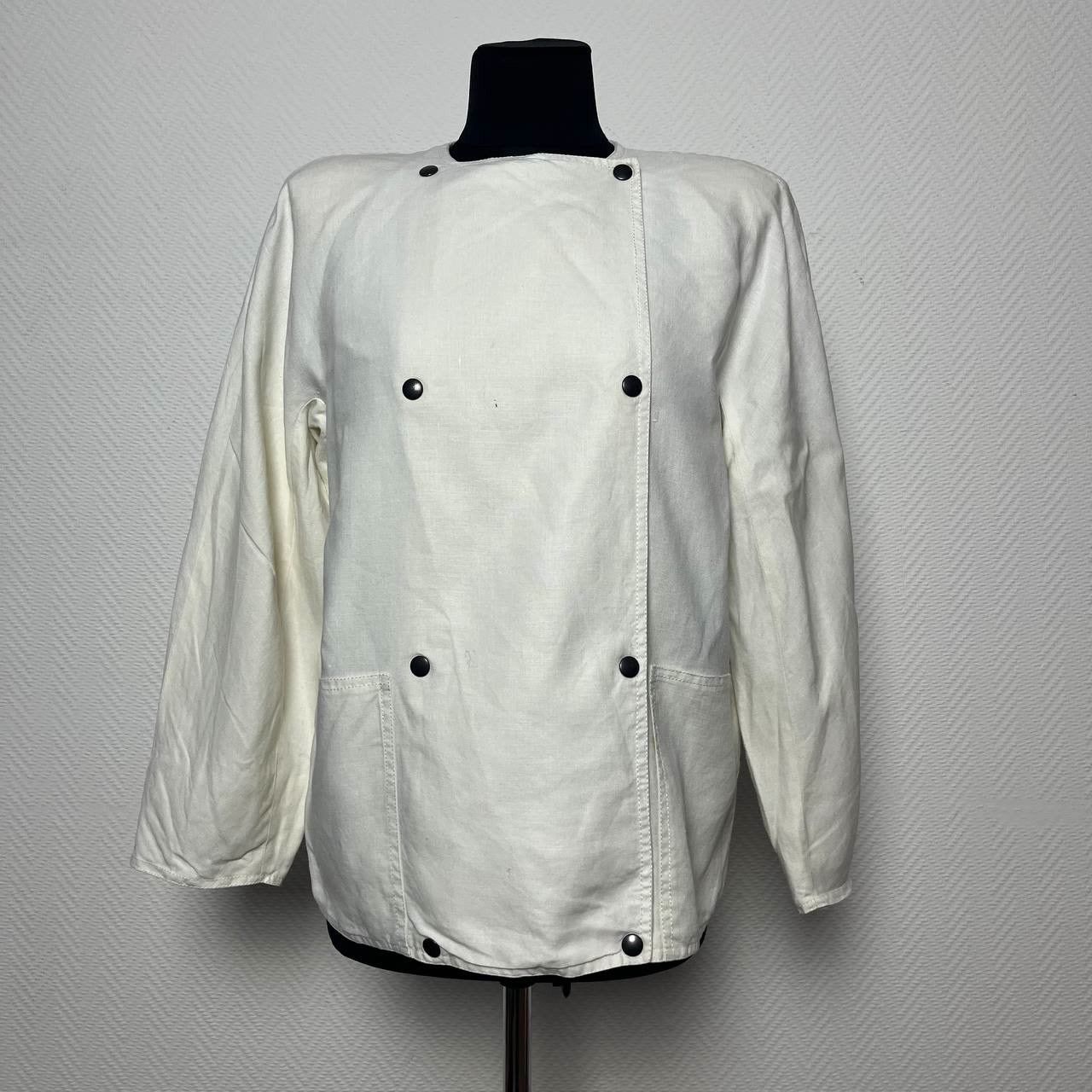 Weekend Max Mara Vintage Weekend Max Mara Linen White Jacket Size M Size M / US 6-8 / IT 42-44 - 9 Thumbnail