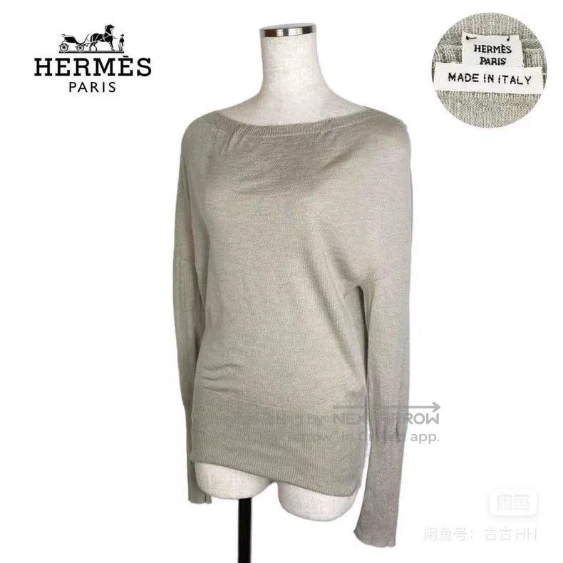 Hermes Hermes One-Shoulder Knit Sweater Size XS / US 0-2 / IT 36-38 - 6 Thumbnail