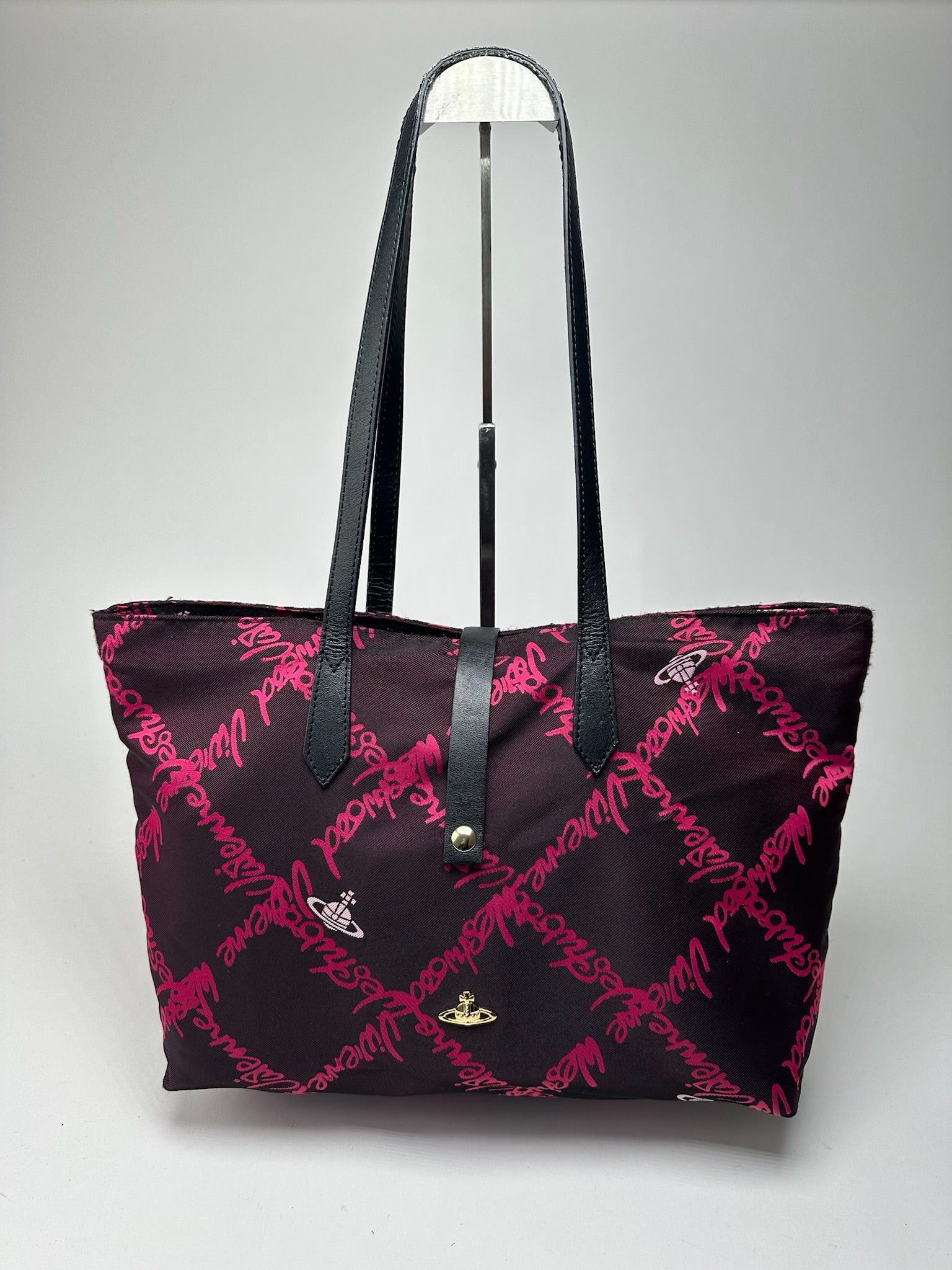 Vivienne Westwood Vintage shopper bag pink purple Size ONE SIZE - 1 Thumbnail