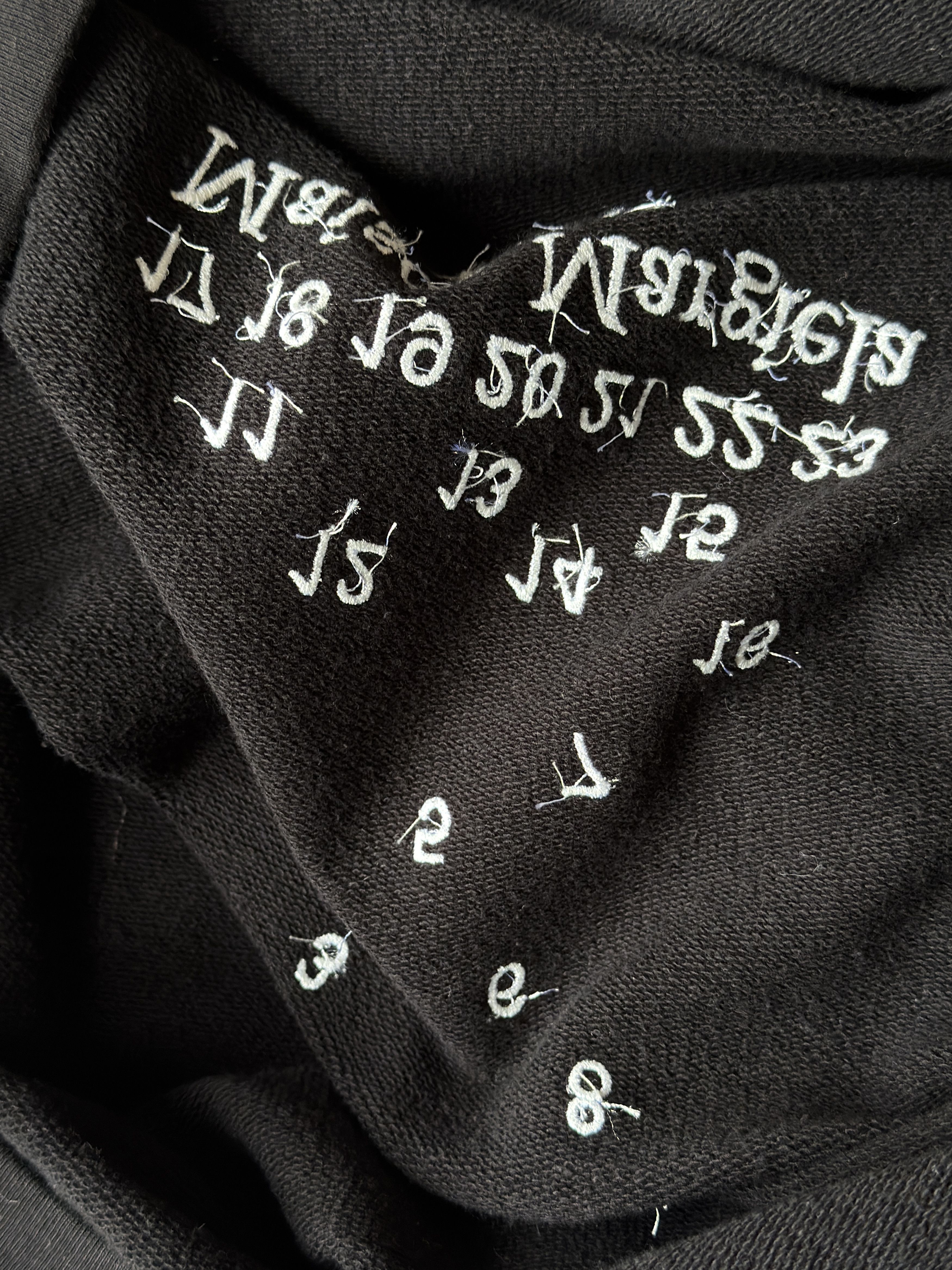 Maison Margiela Margiela Numbers Oversize hoodie Size US L / EU 52-54 / 3 - 11 Thumbnail