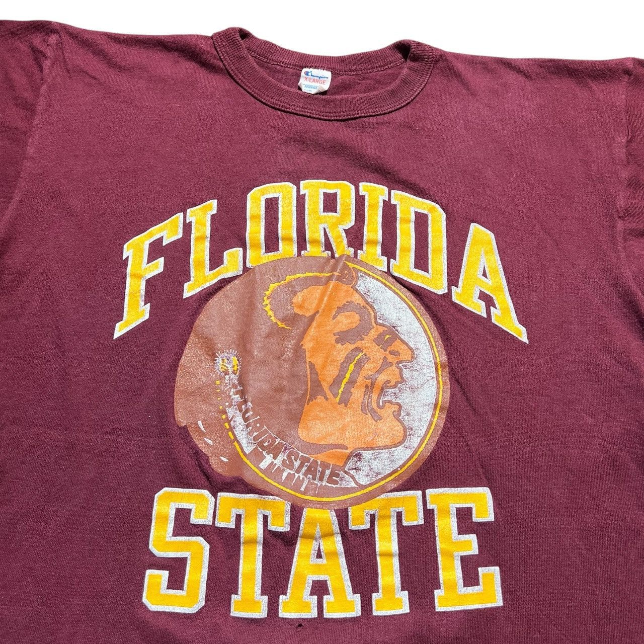 Champion × NCAA × Vintage Vintage 80s Florida State Seminoles FSU Champion T-shirt Size US XL / EU 56 / 4 - 3 Thumbnail