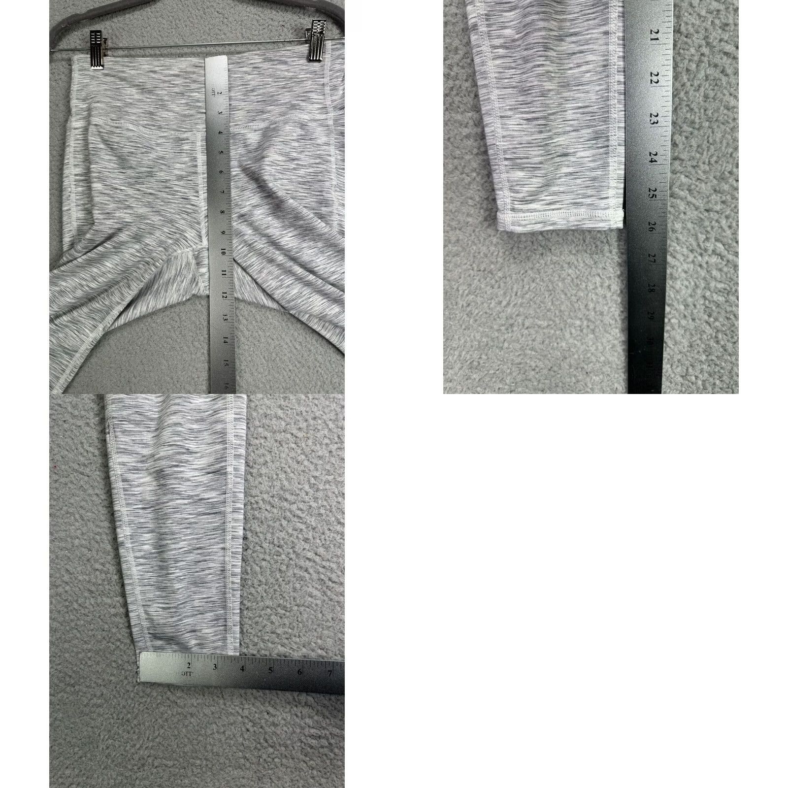 Athleta Athleta Leggings Womens Medium Grey Cropped Stretch Gym Exercise Pull On Size 32" / US 10 / IT 46 - 8 Thumbnail