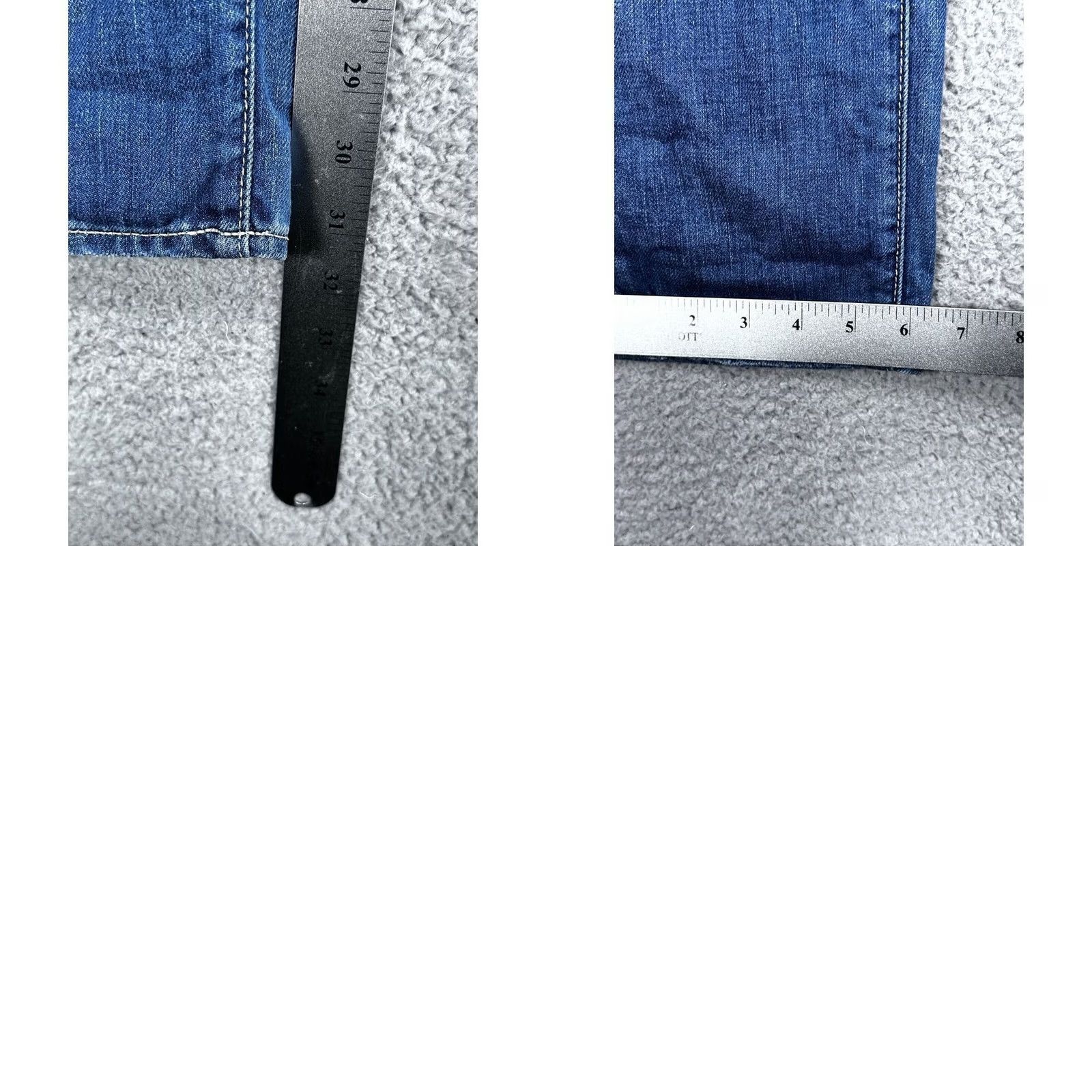 Paige Paige Jimmy Jeans Women 28 Blue Skinny Distressed 5 Pocket Denim USA EUC Size 28" / US 6 / IT 42 - 8 Thumbnail