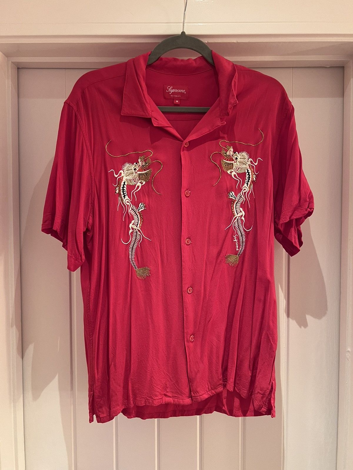 Supreme dragon shirt hotsell