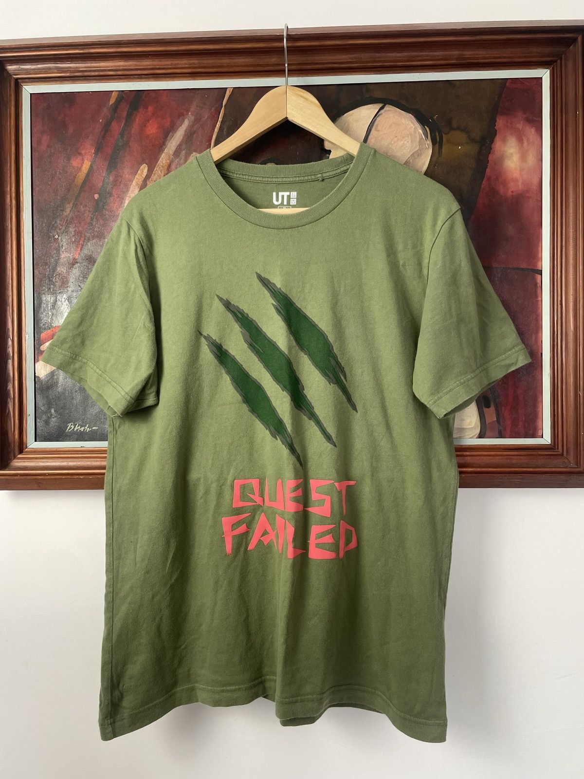 Uniqlo Uniqlo x Capcom collab Akuma graphic tee Quest Failed Game Size US M / EU 48-50 / 2 - 1 Thumbnail