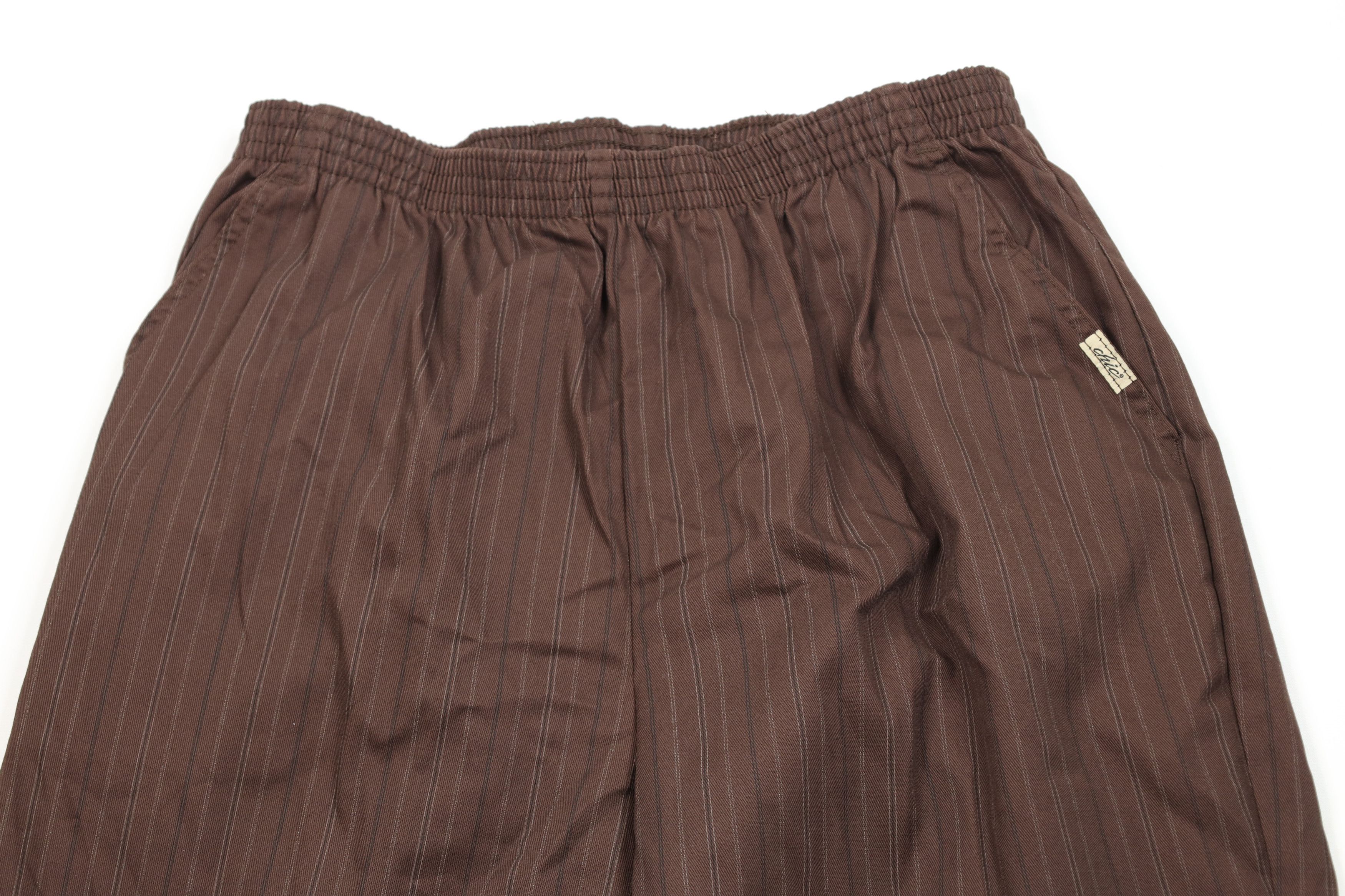 Vintage Vintage 90s Streetwear Striped High Waist Tapered Leg Pants Size 40" / US 18 - 2 Thumbnail