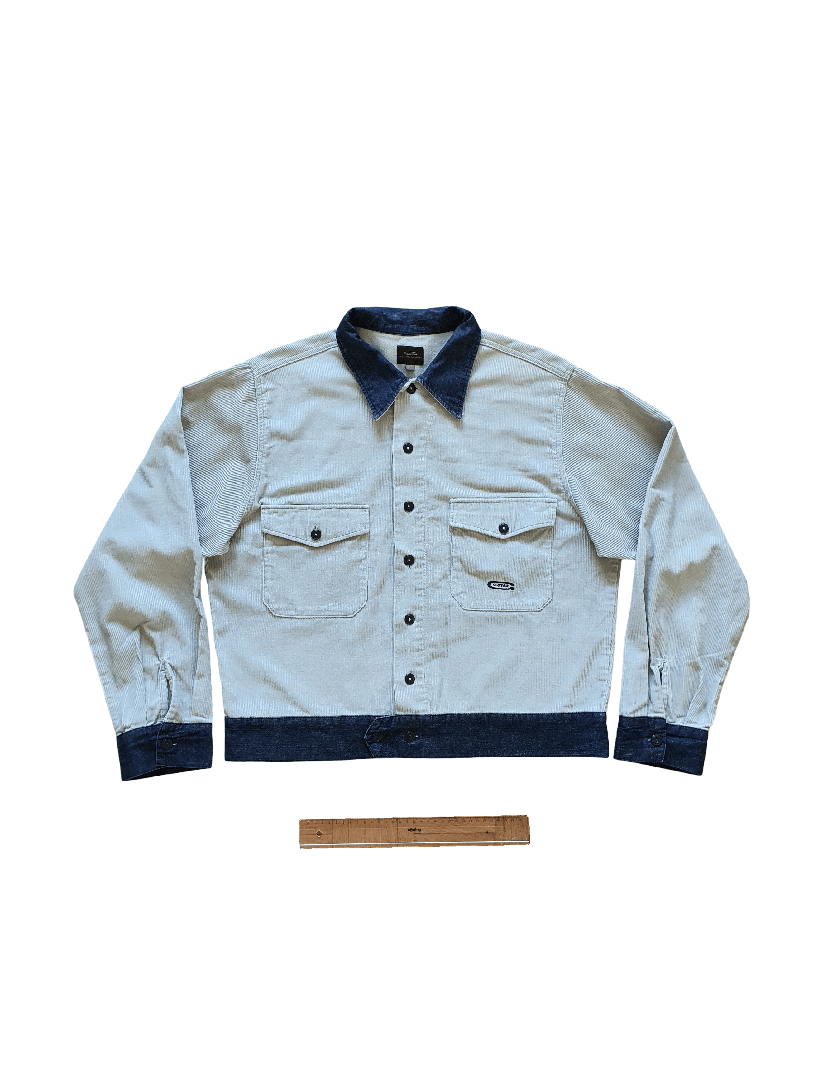 G-Star Bomber - Denim & Corduroy - NEW MORAT SHIRT (Style No: 8365) Size US L / EU 52-54 / 3 - 1 Thumbnail