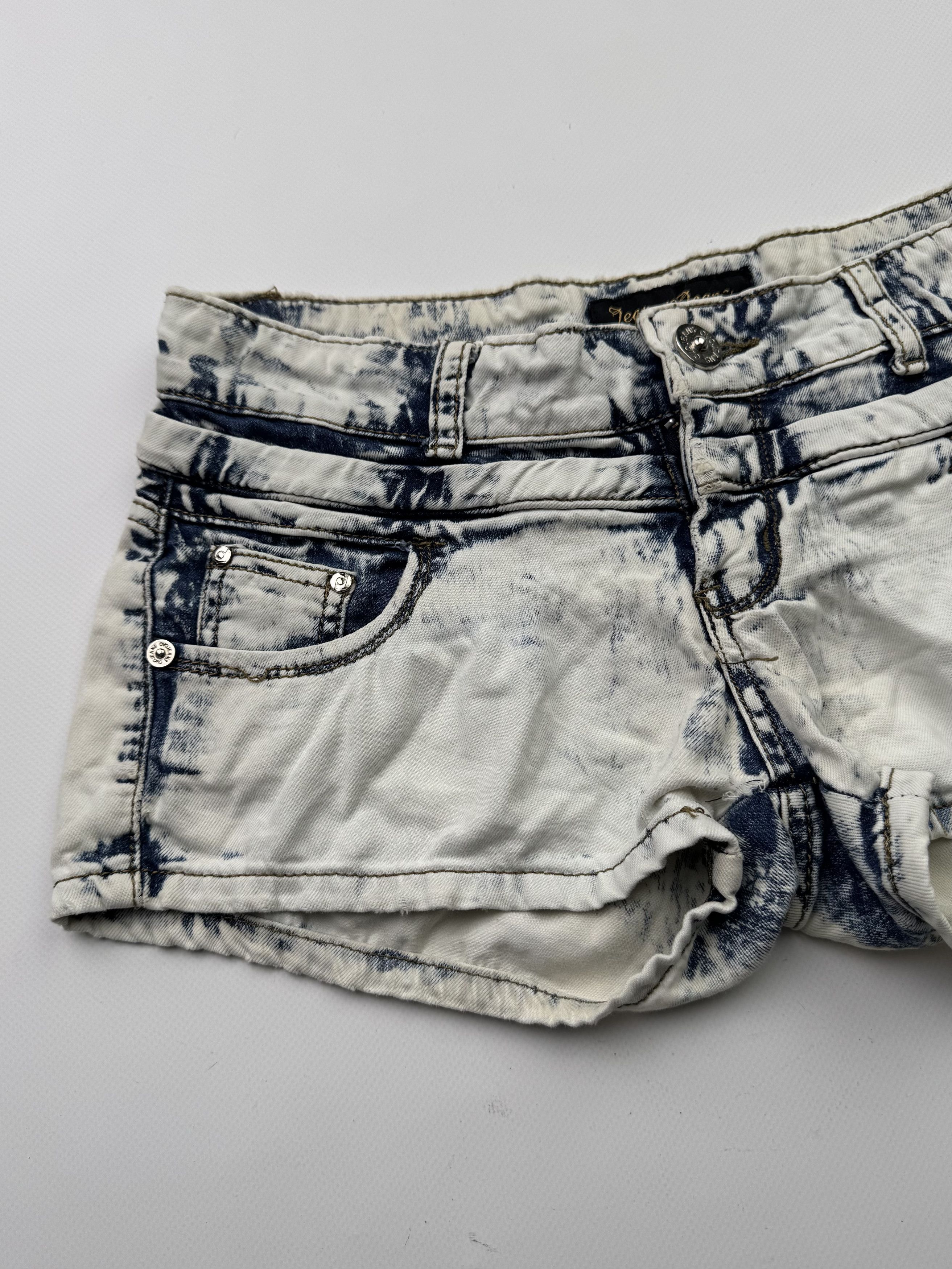 Vintage Vintage Distressed Mini Shorts B522(V339)E2 Size 27" / US 4 / IT 40 - 2 Thumbnail