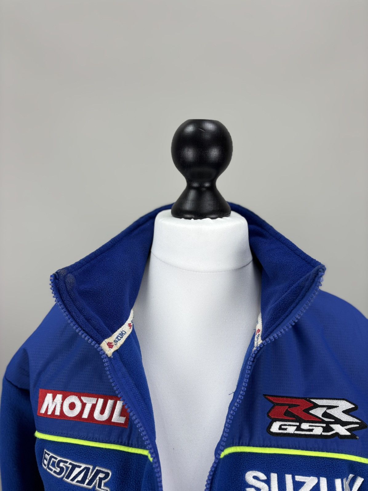 Designer Womens fleece jacket Suzuki Team Size XS/S Color Blue Size XS / US 0-2 / IT 36-38 - 13 Thumbnail